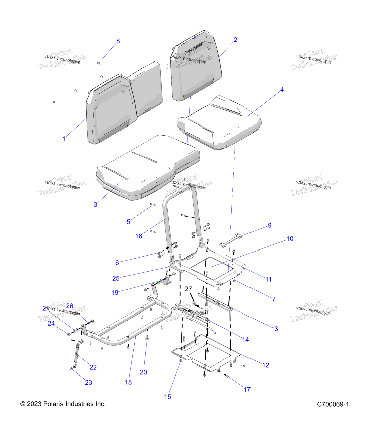 Body, Seat Asm. And Slider