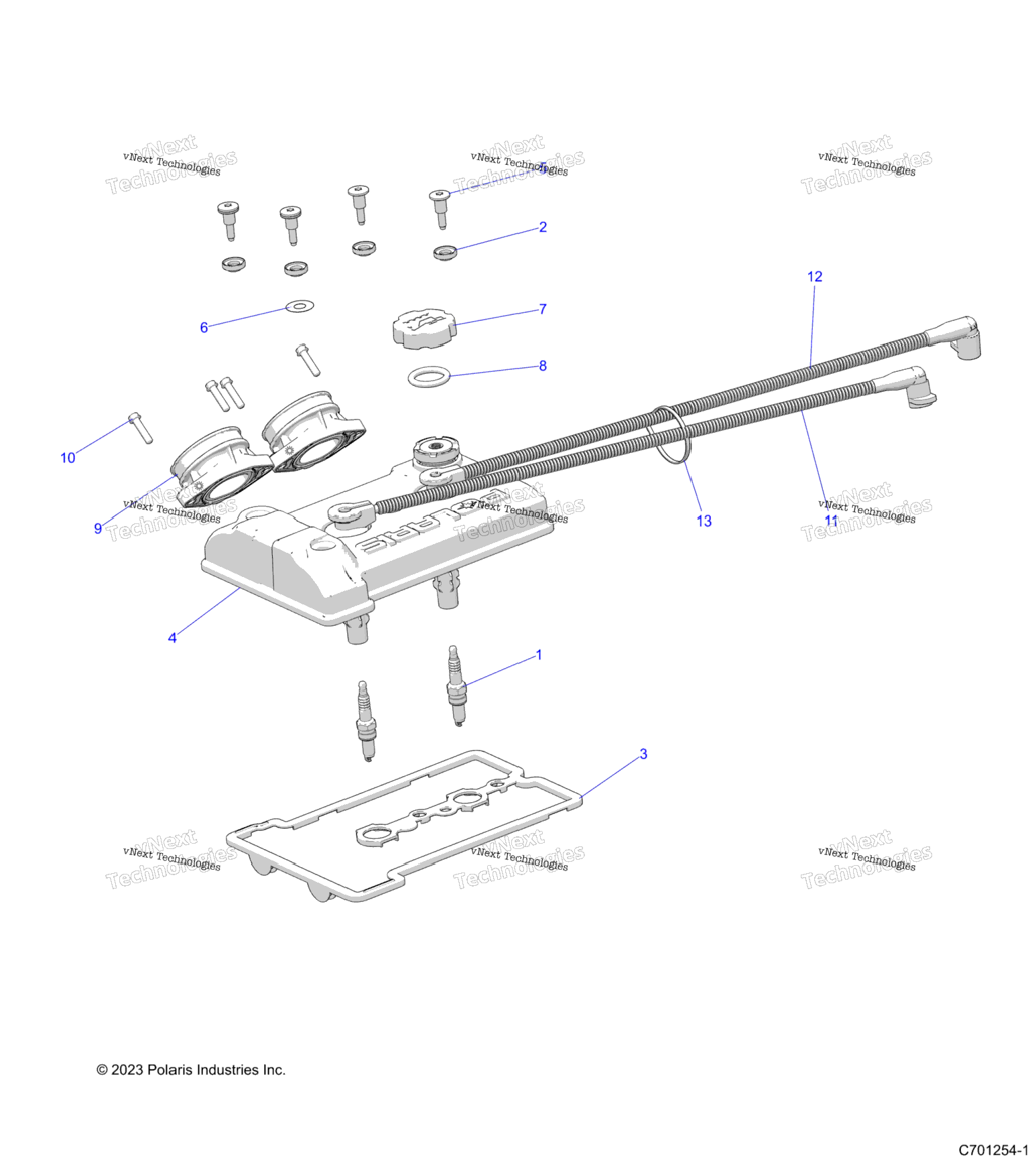 Engine, Throttle Body And Valve Cover