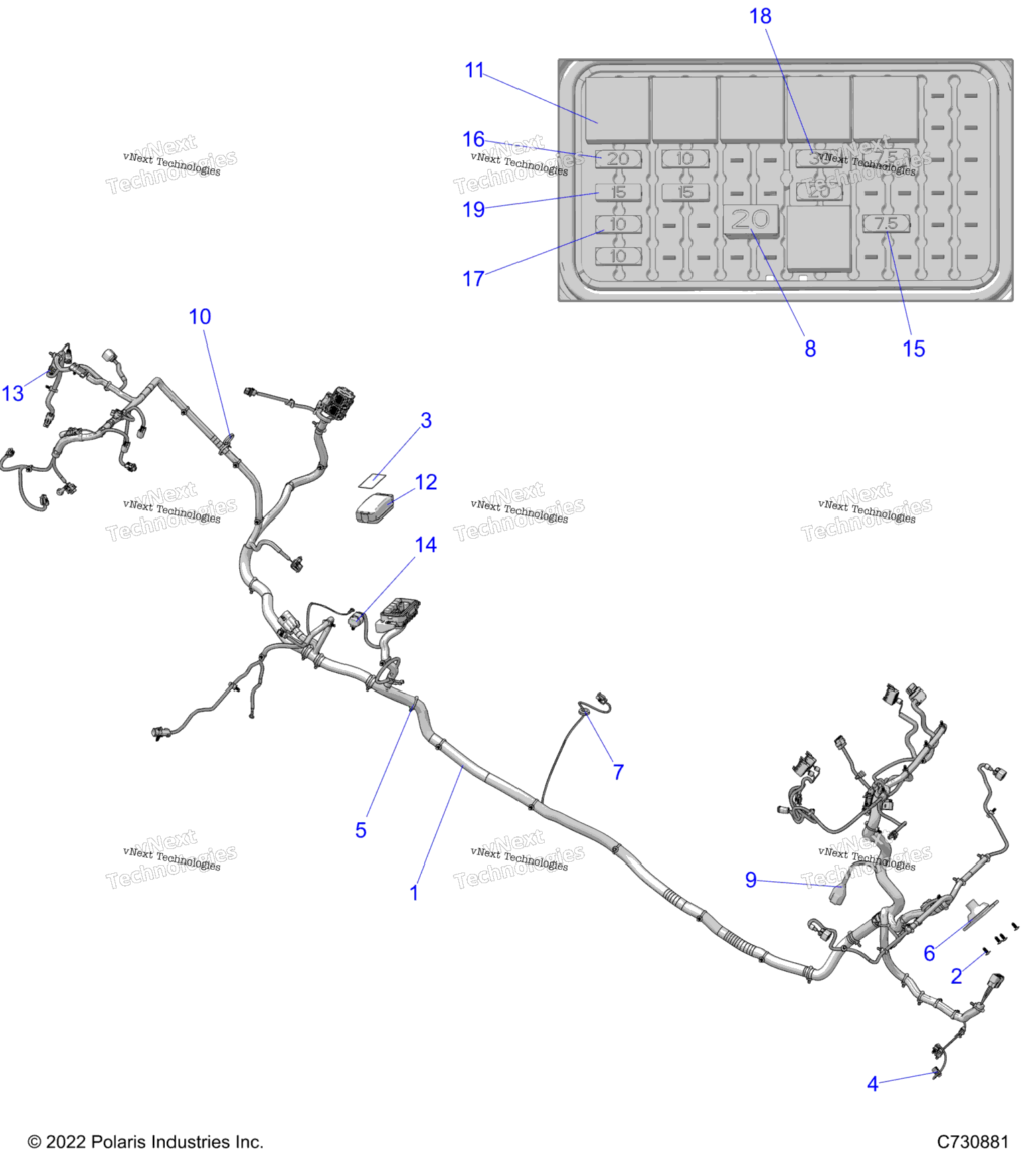 Electrical, Wire Harnesses, Chassis