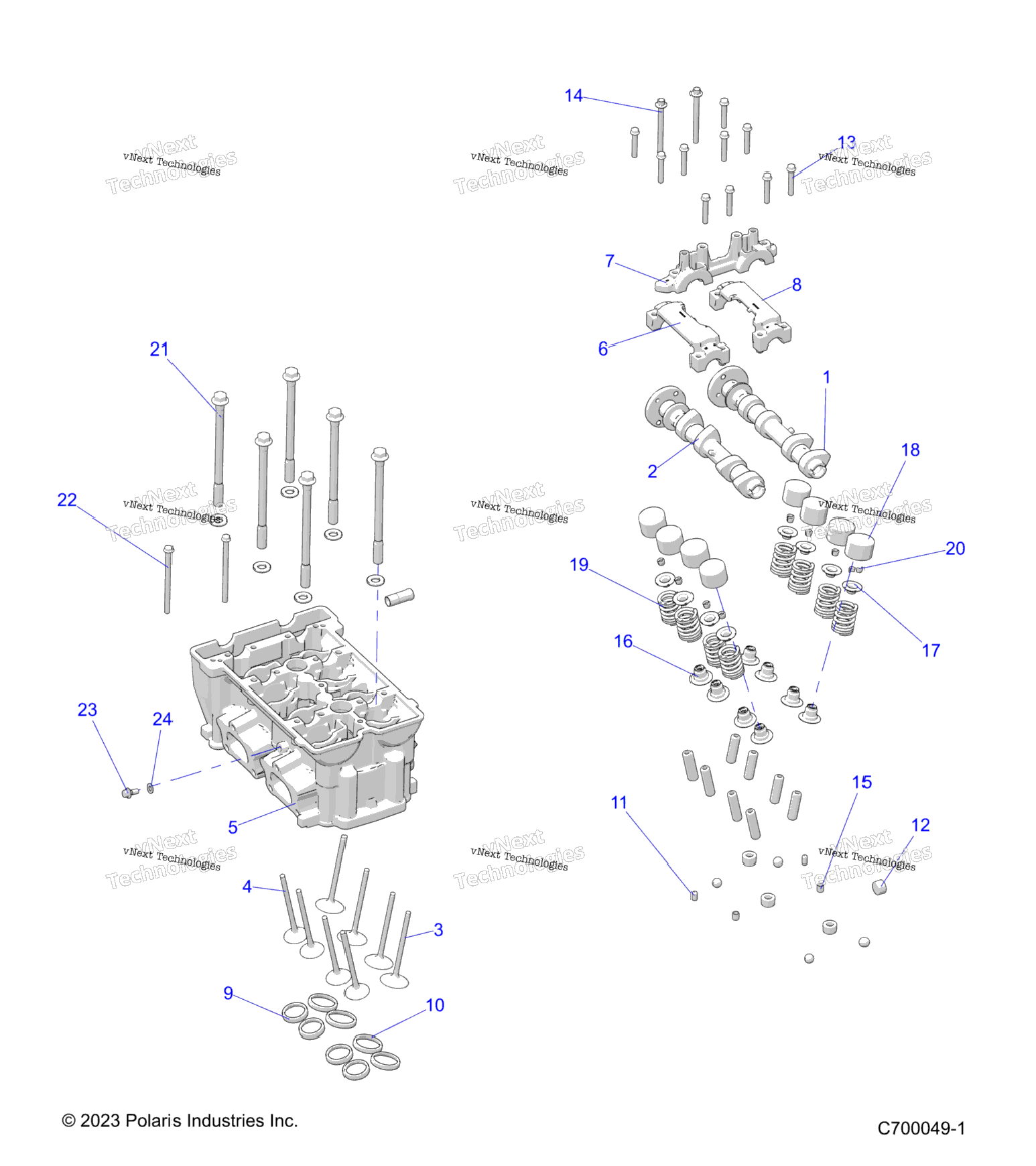 Engine, Cylinder Head And Valves