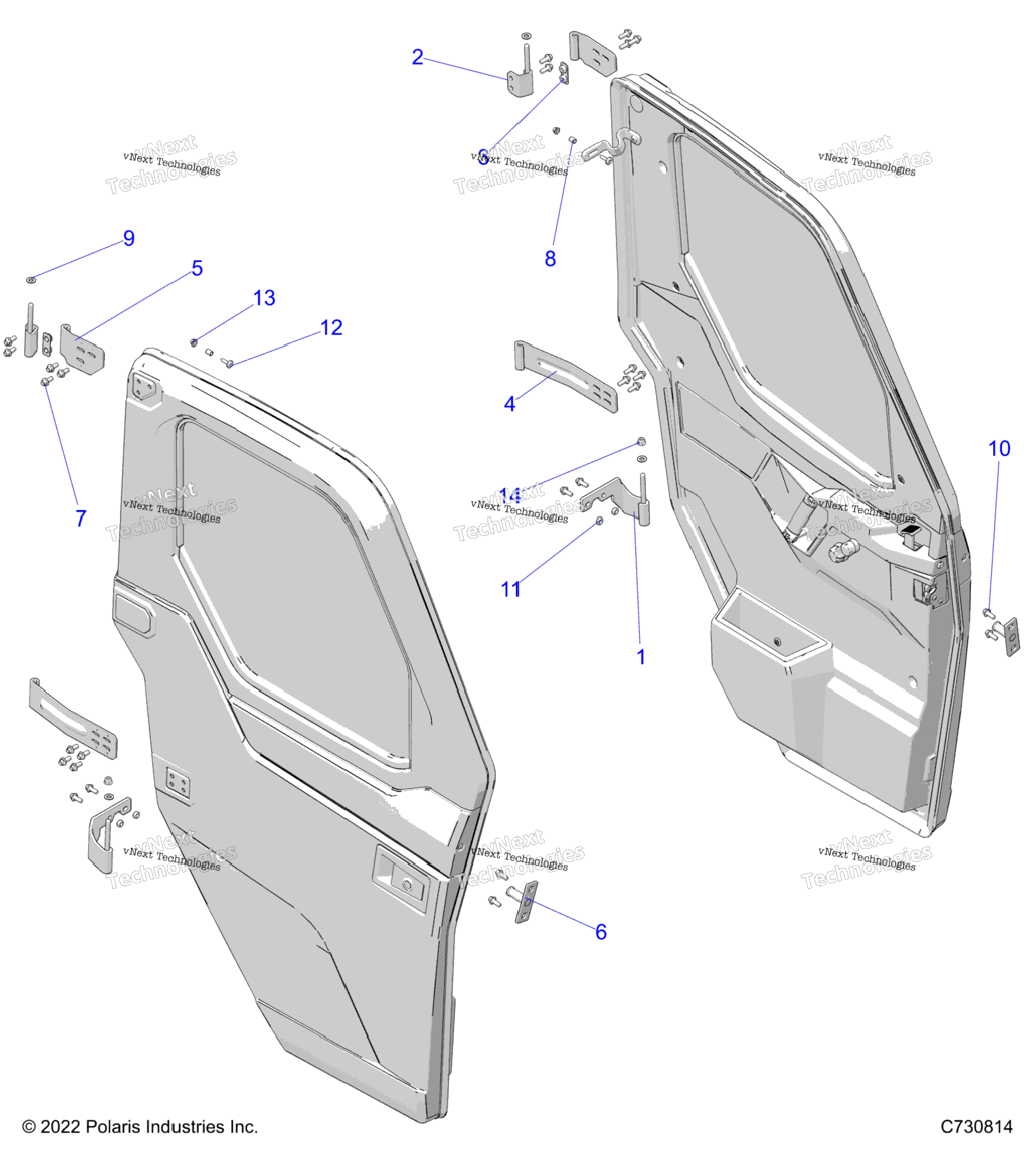 Body, Door, Front, Mounting