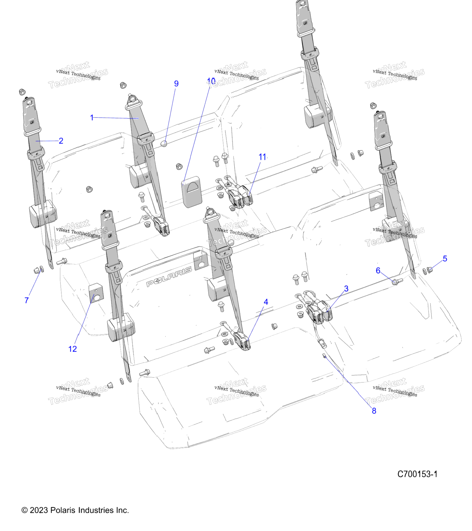 Body, Seat Belt Mounting