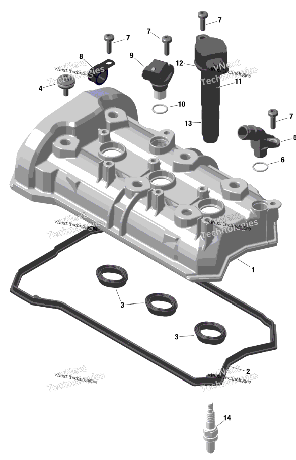 Rotax - Valve Cover