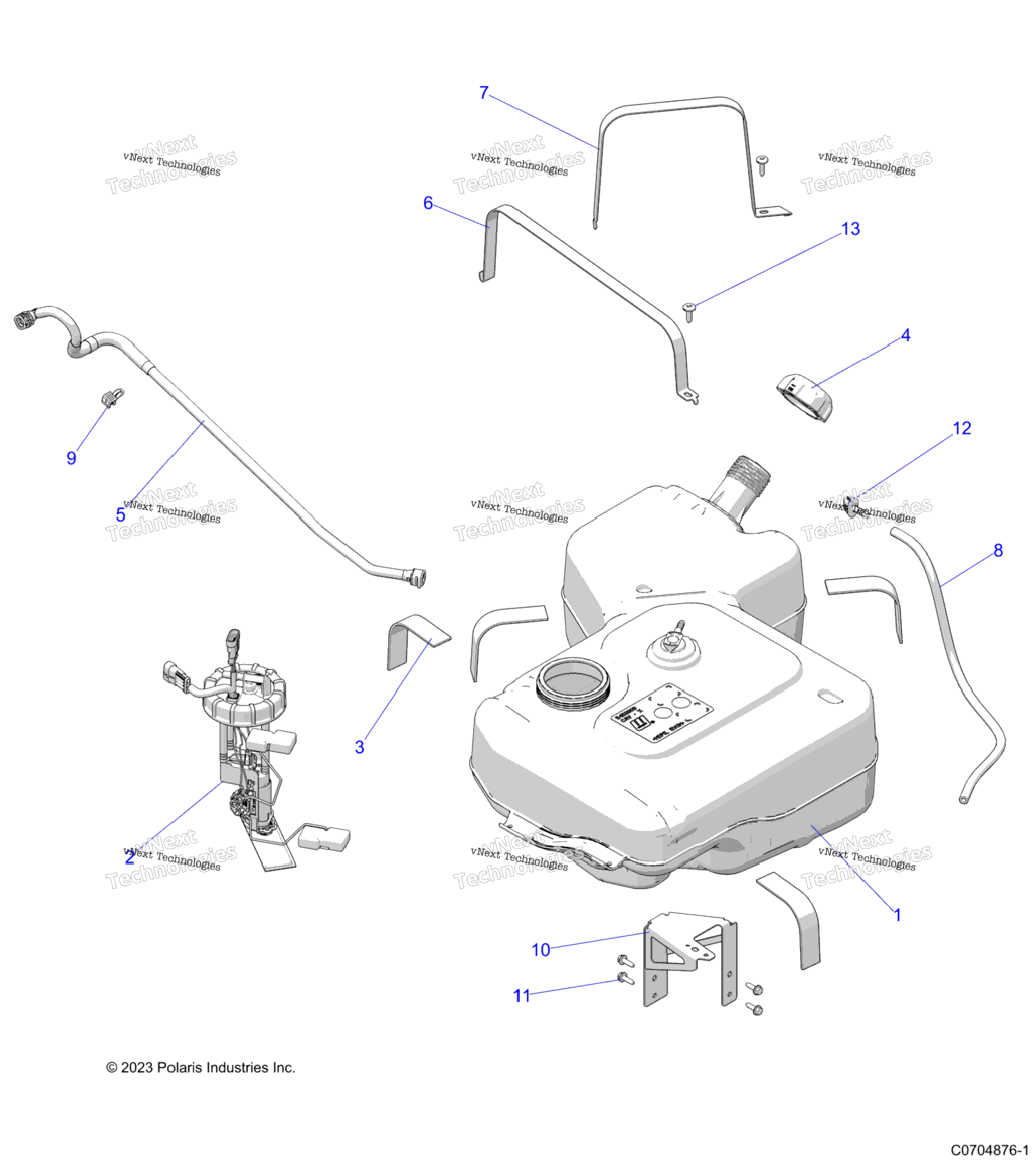 Fuel System, Tank