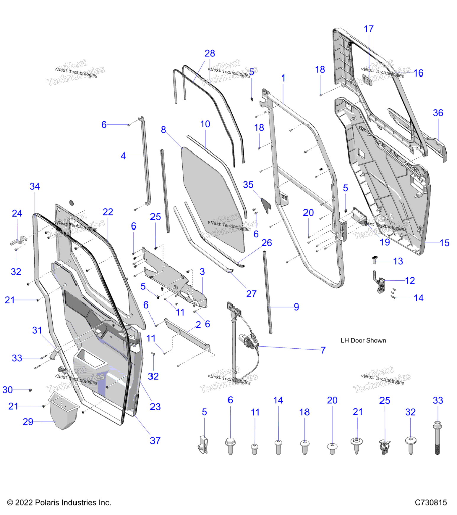 Body, Door, Full Crank