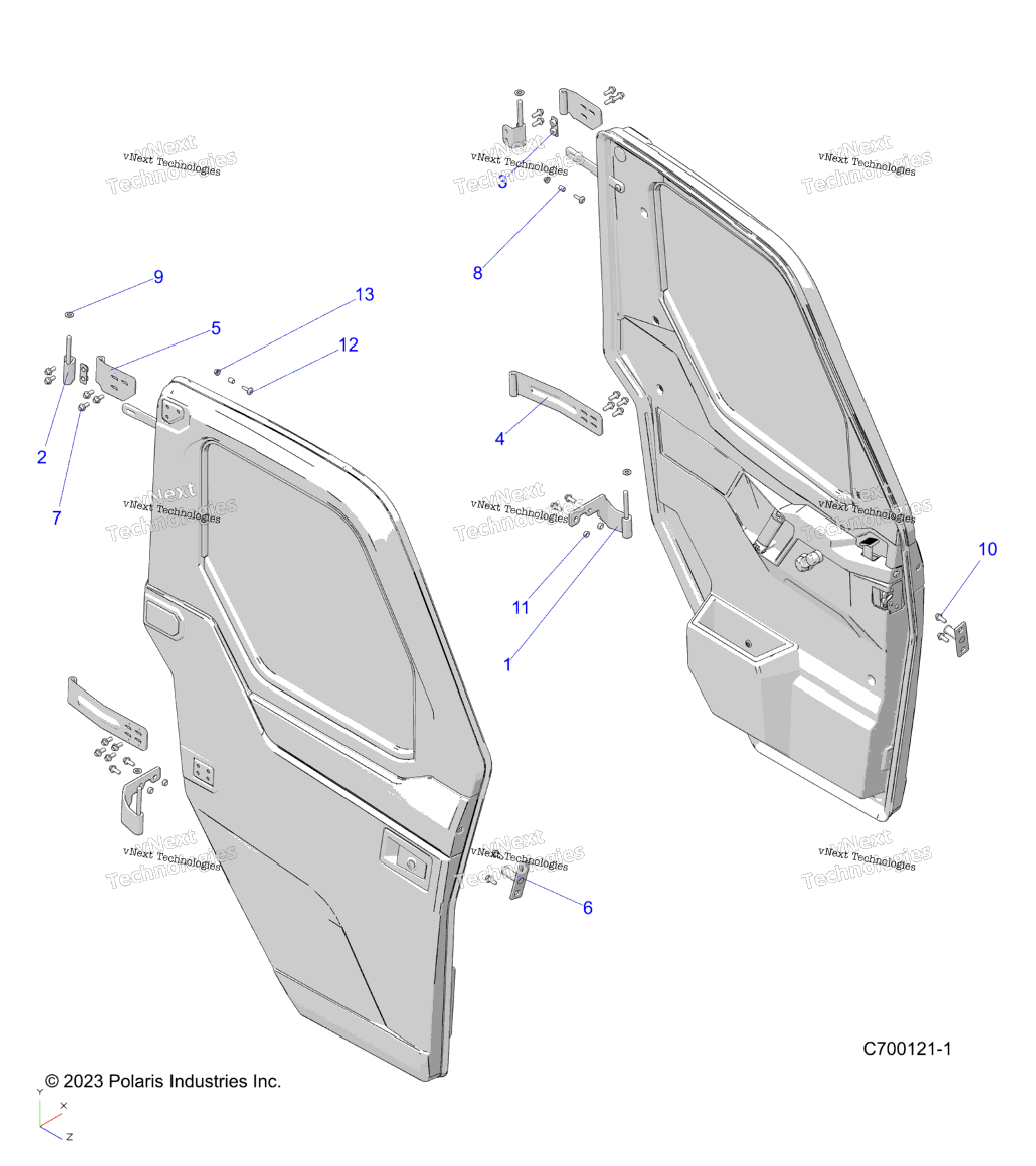 Body, Door, Full, Mounting