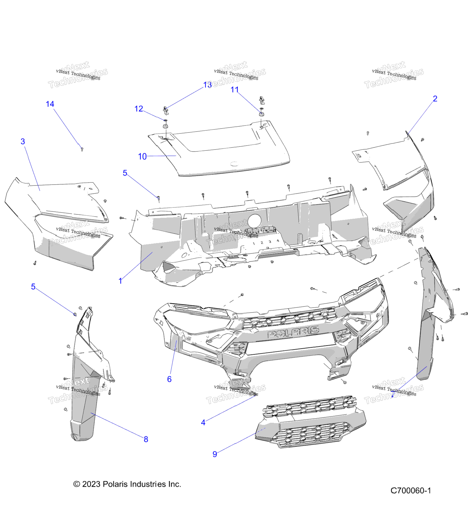 Body, Hood And Front Facia