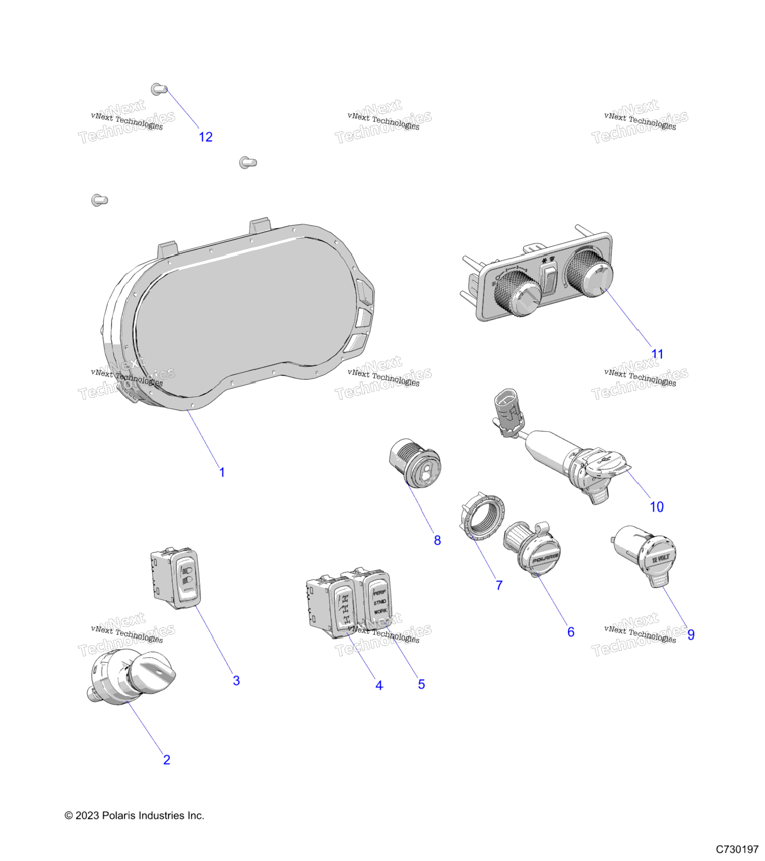 Electrical, Dash Instruments