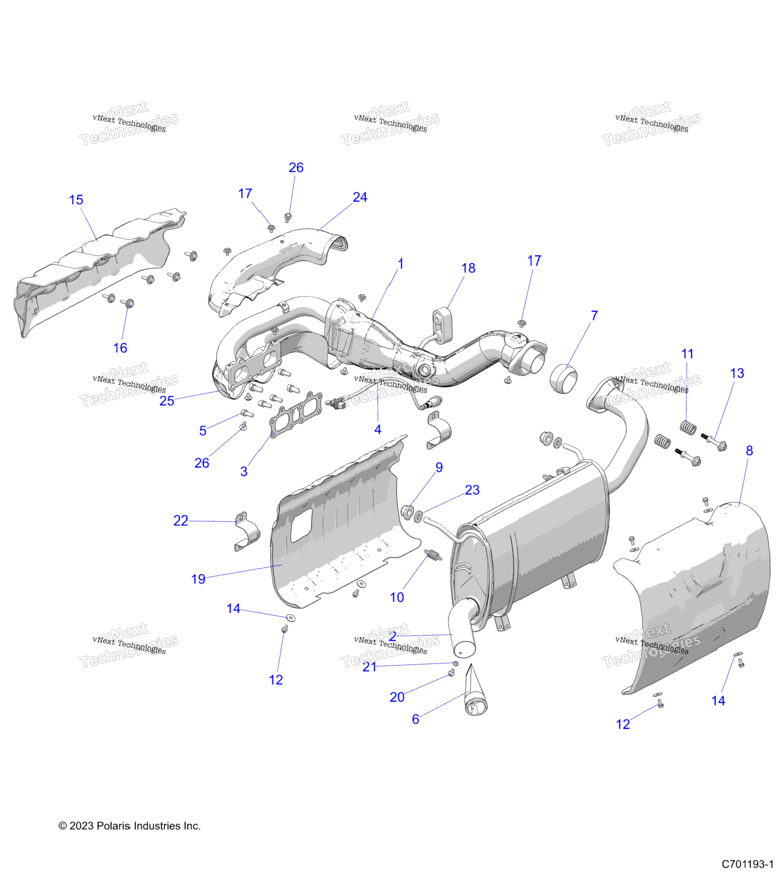 Engine, Exhaust System