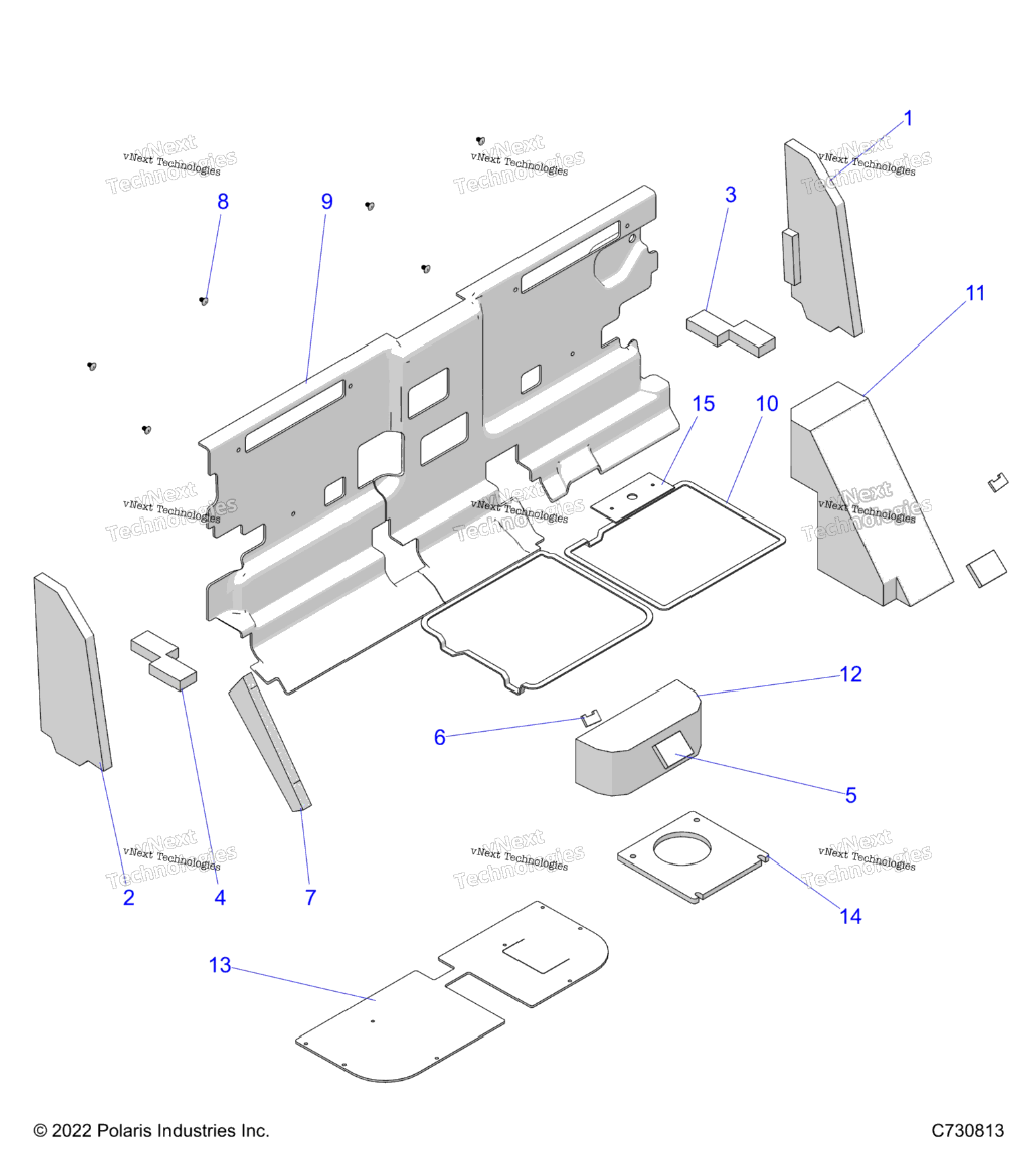 Body, Cab Foam And Rear Panel