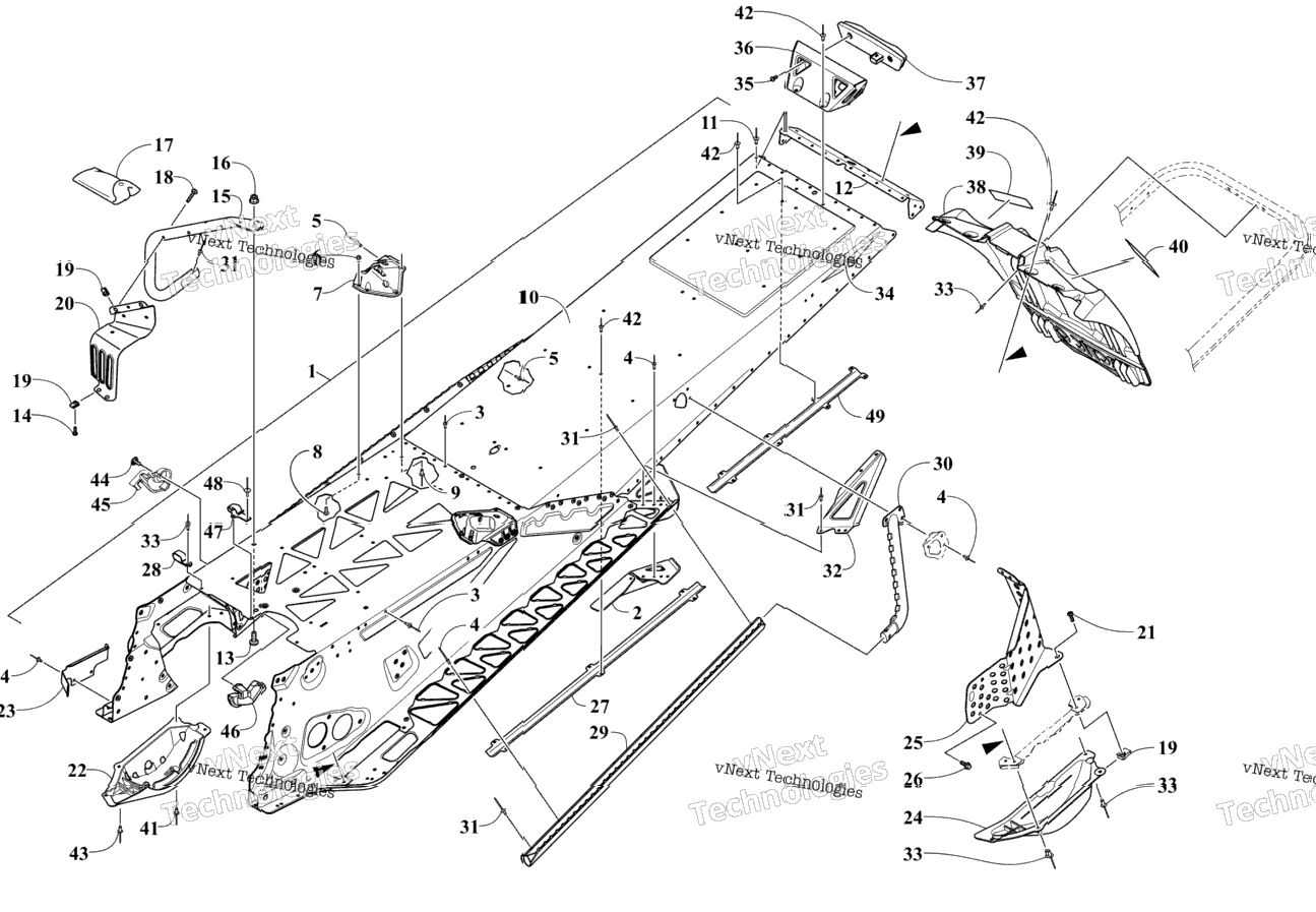 Tunnel And Snowflap Assembly