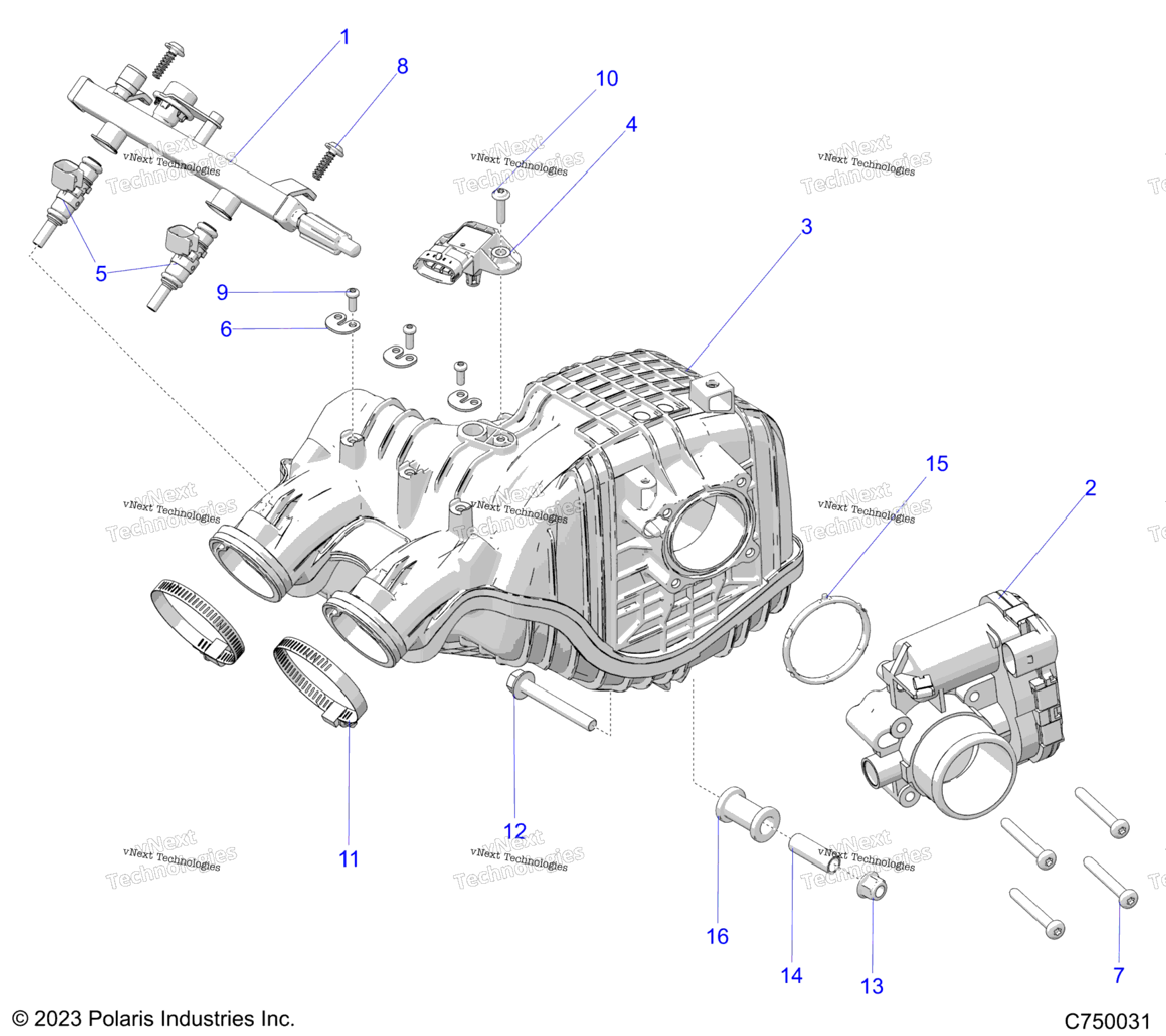 Engine, Air Intake Manifold