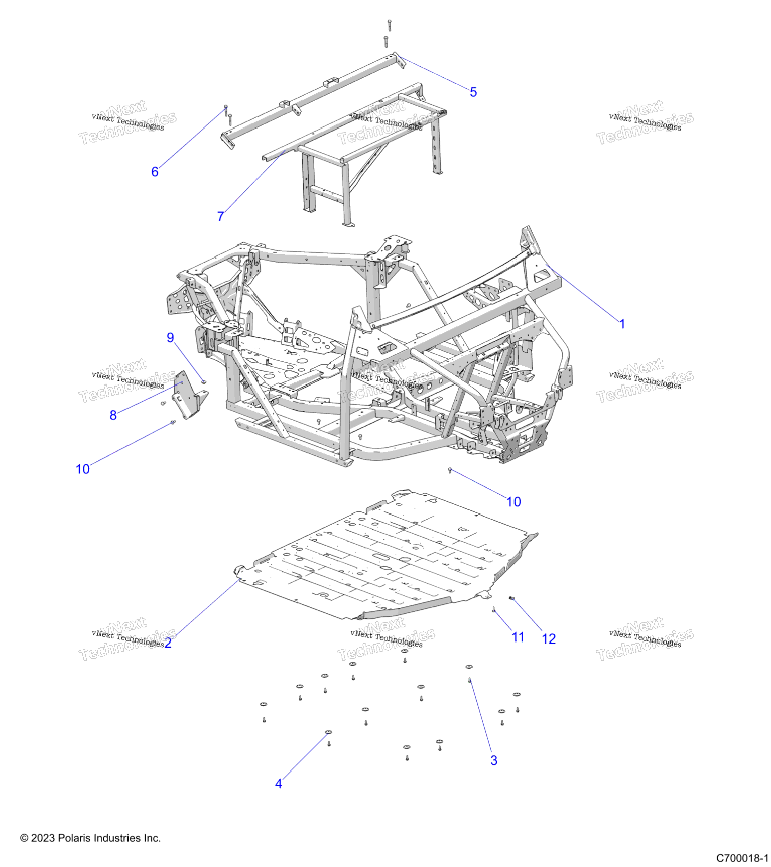 Chassis, Main Frame And Skid Plates