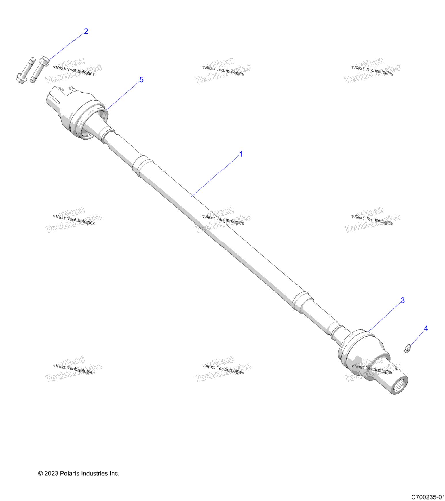 Drive Train, Rear Prop Shaft