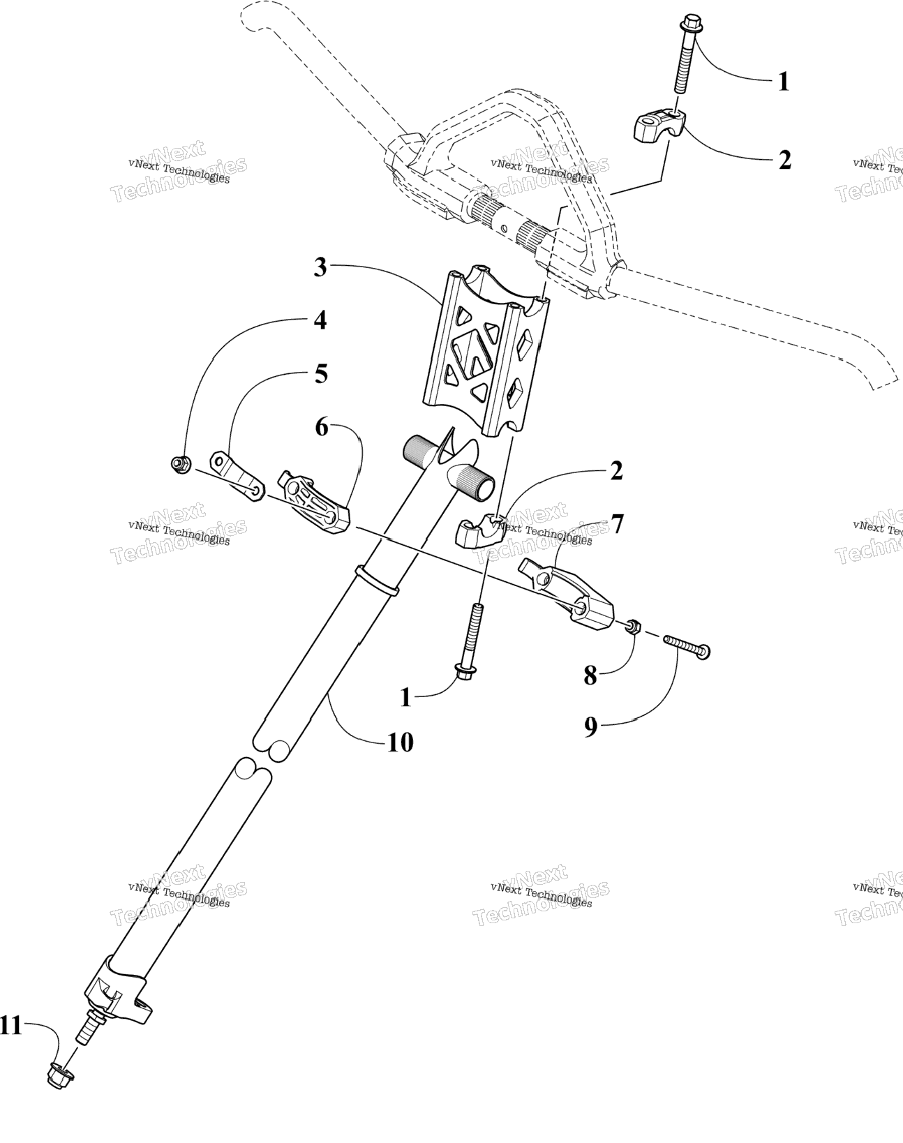 Steering Post Assembly