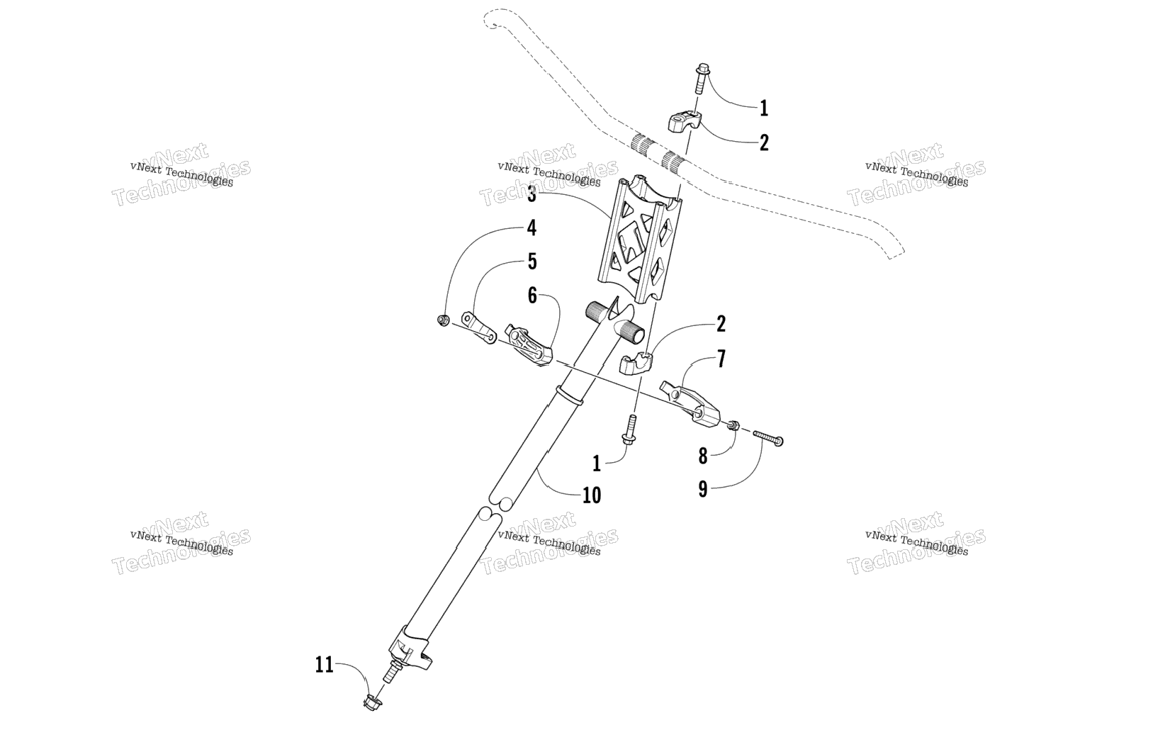 Steering Post Assembly