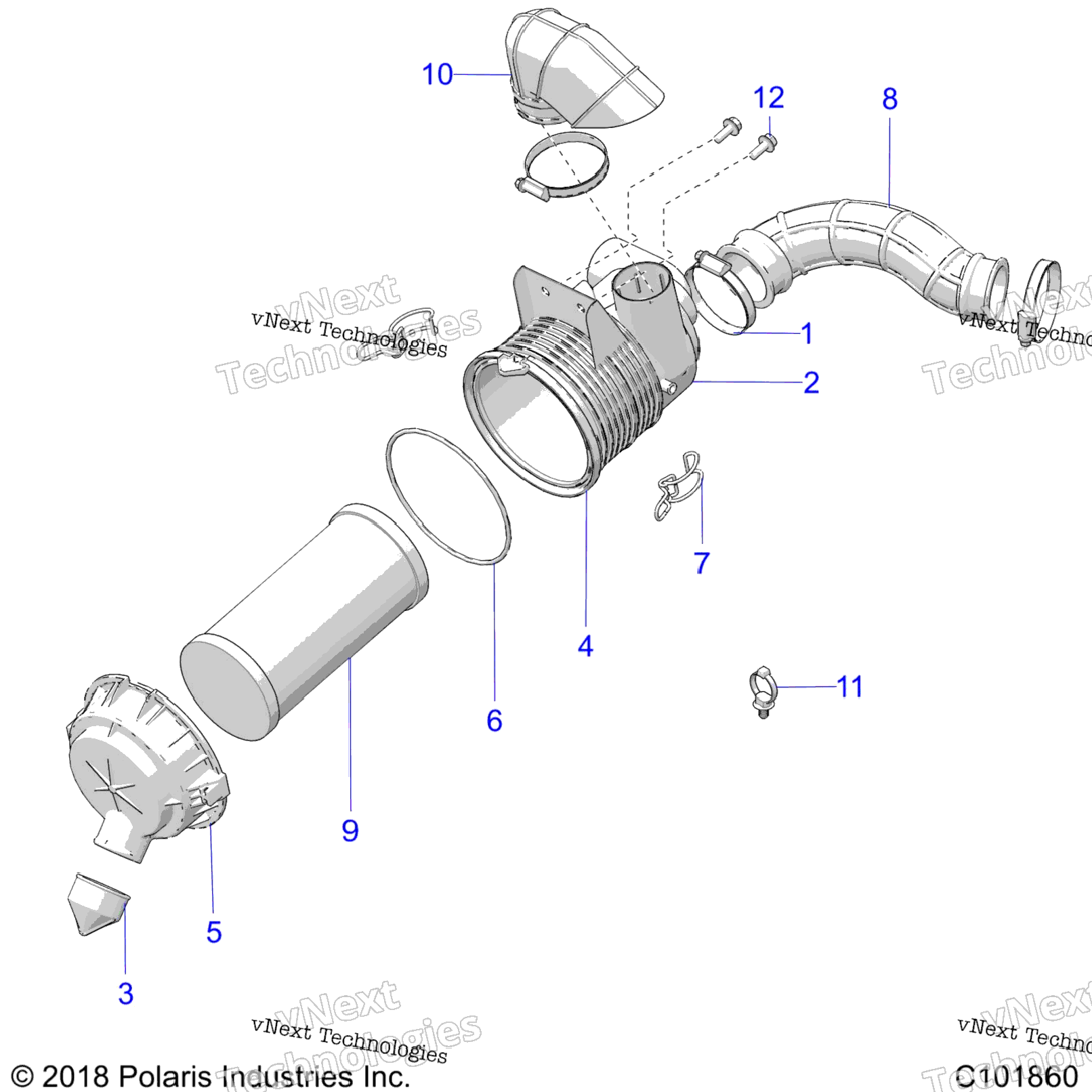 Engine, Air Intake System