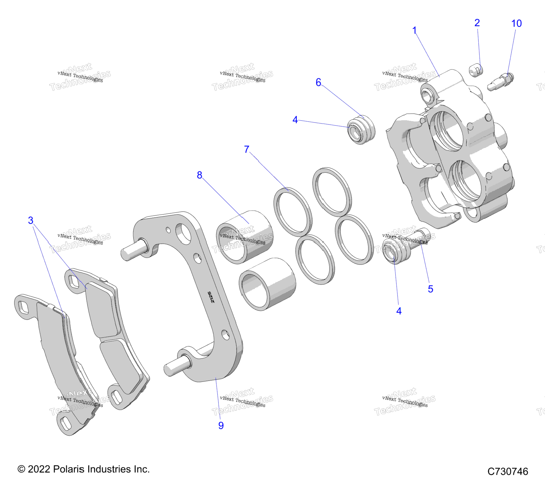 Brakes, Caliper, Front