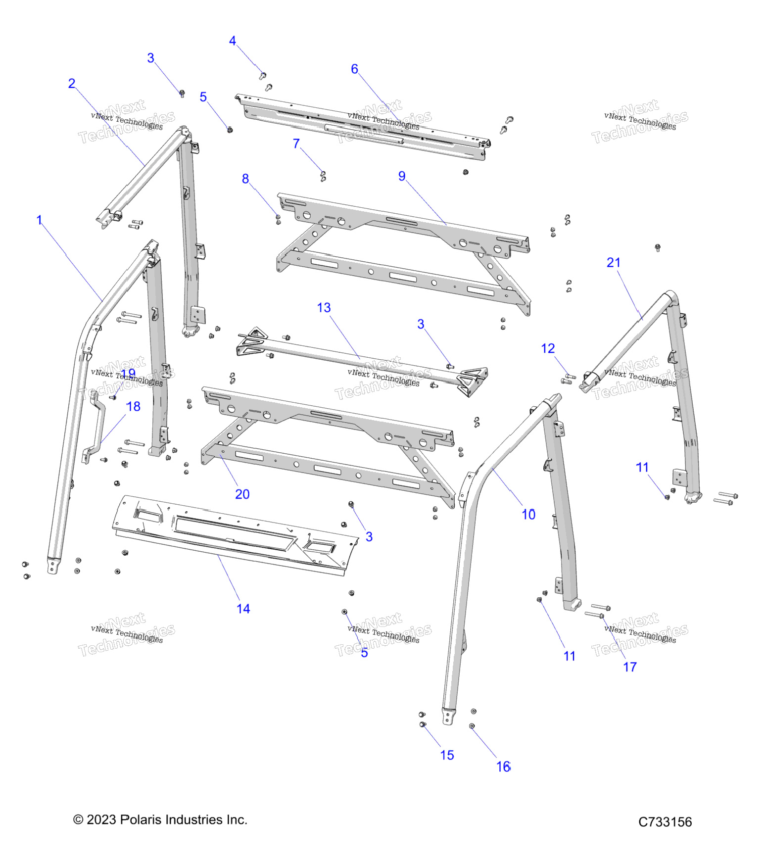 Chassis, Cab Frame