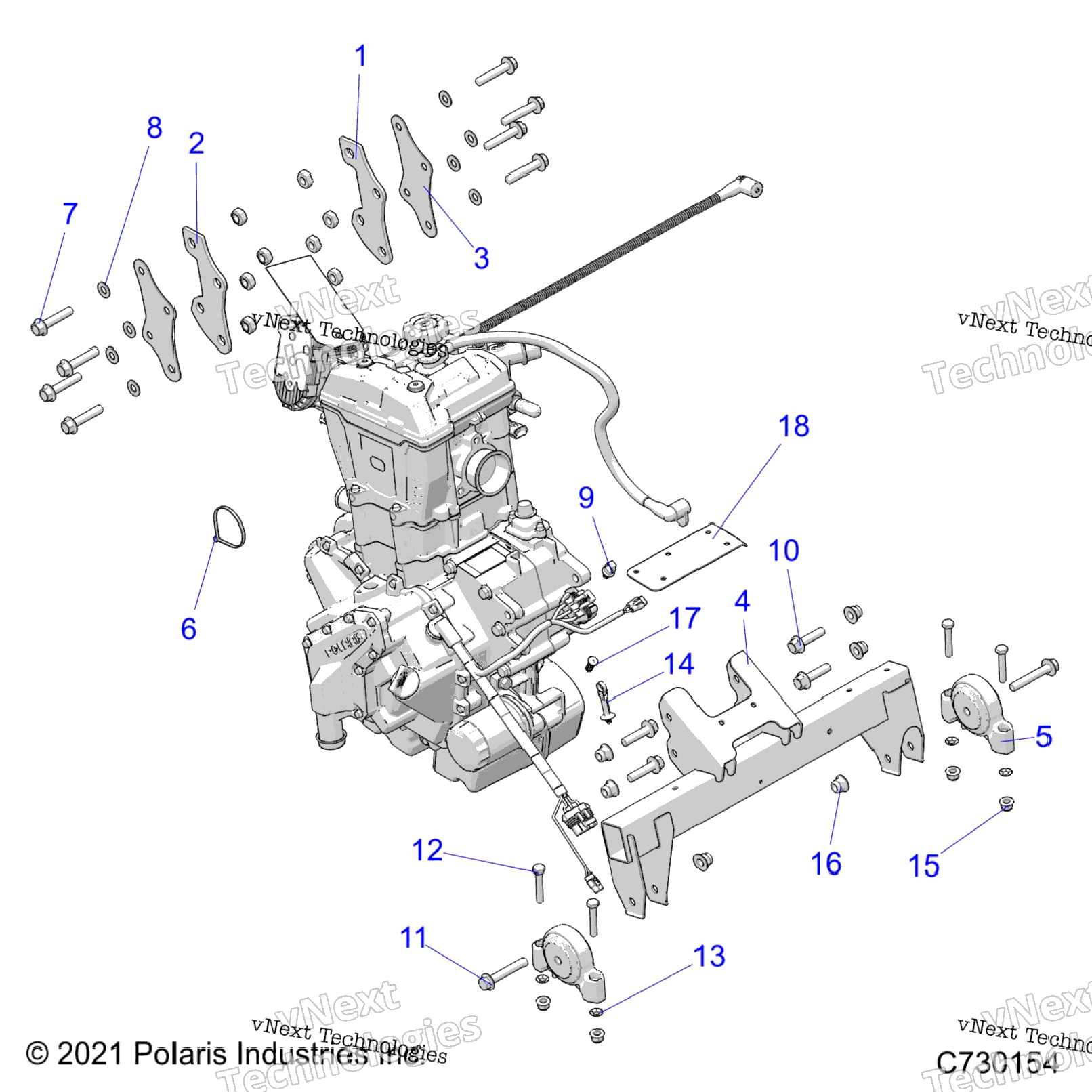 Engine, Transmission Mounting & Long Block R23m4u57b4B9