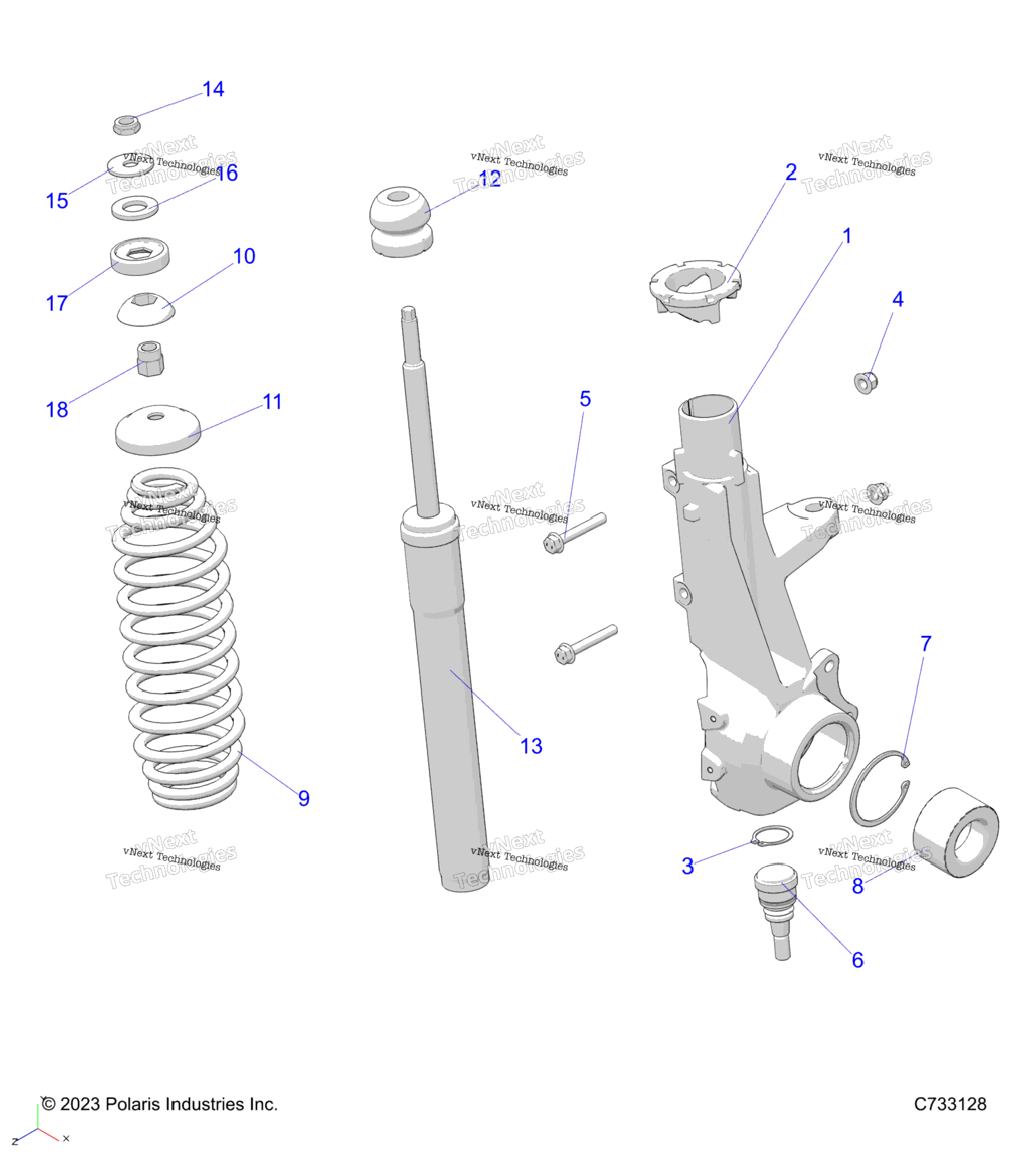 Suspension, Front Strut (C730471