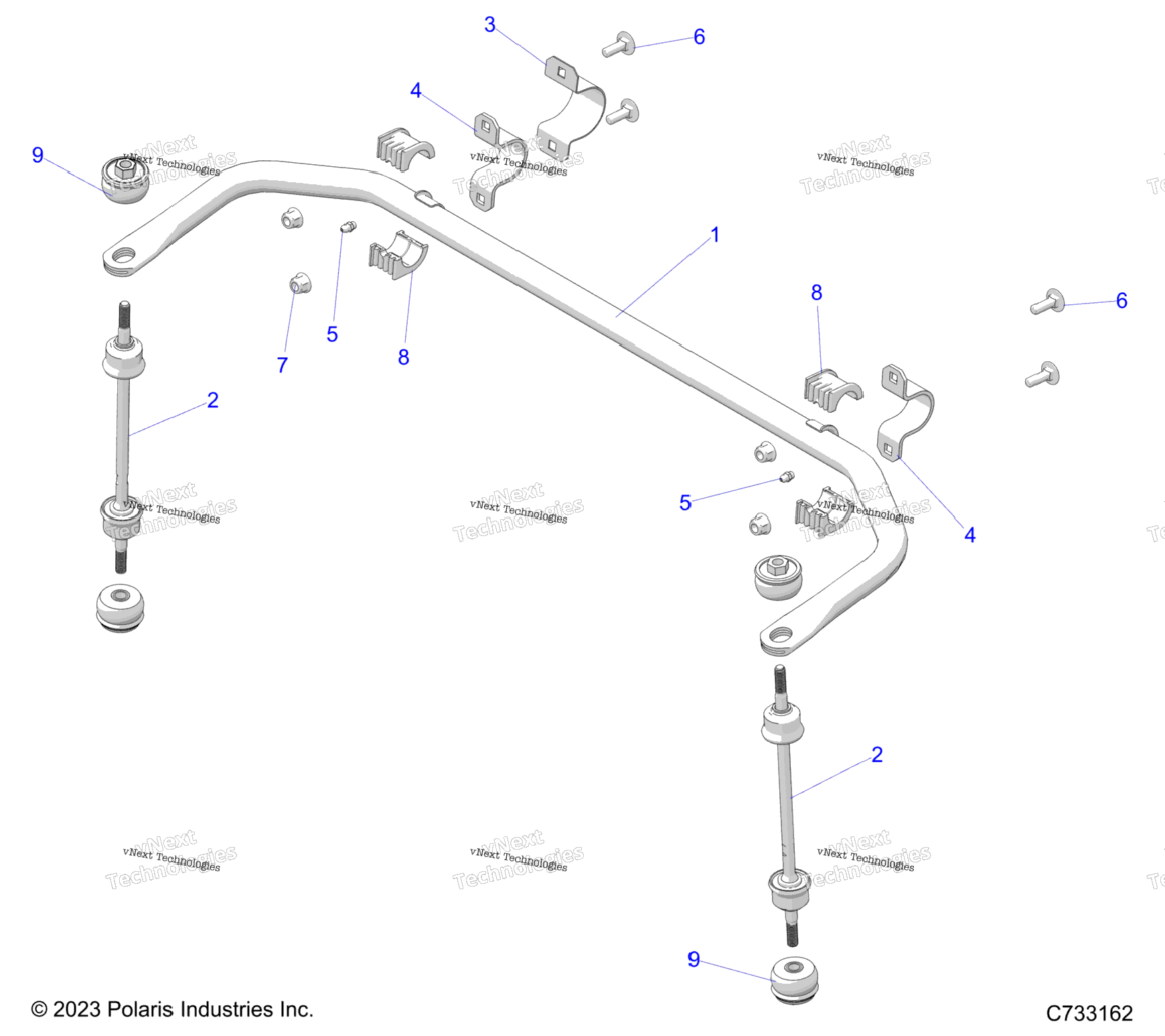 Suspension, Stabilizer Bar Rear