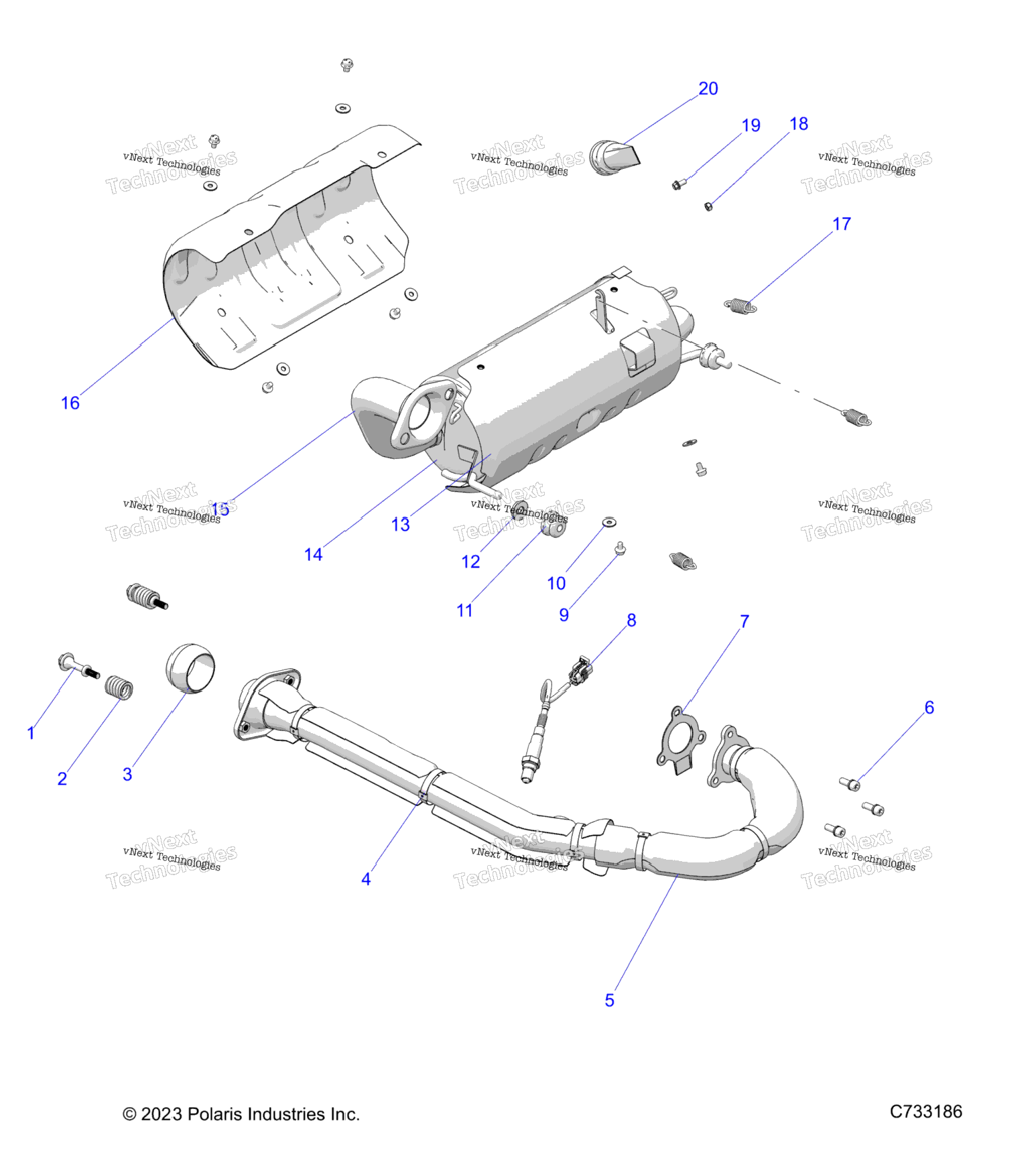 Engine, Exhaust System