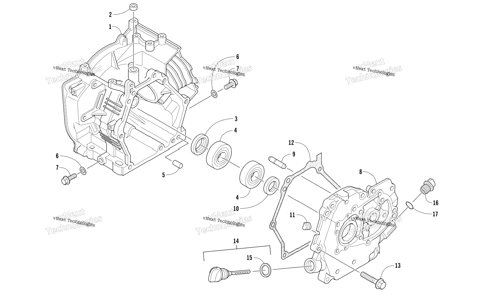 CrankcaseCover Assembly