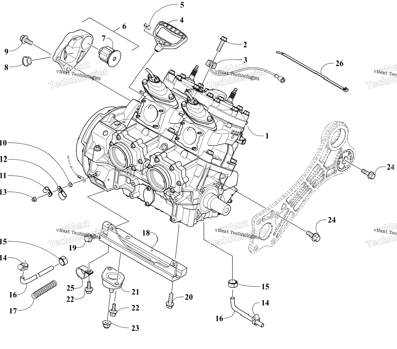 Engine And Related Parts