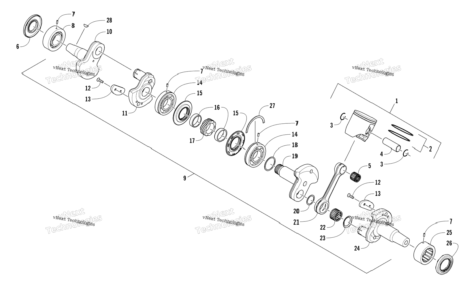 Piston And Crankshaft