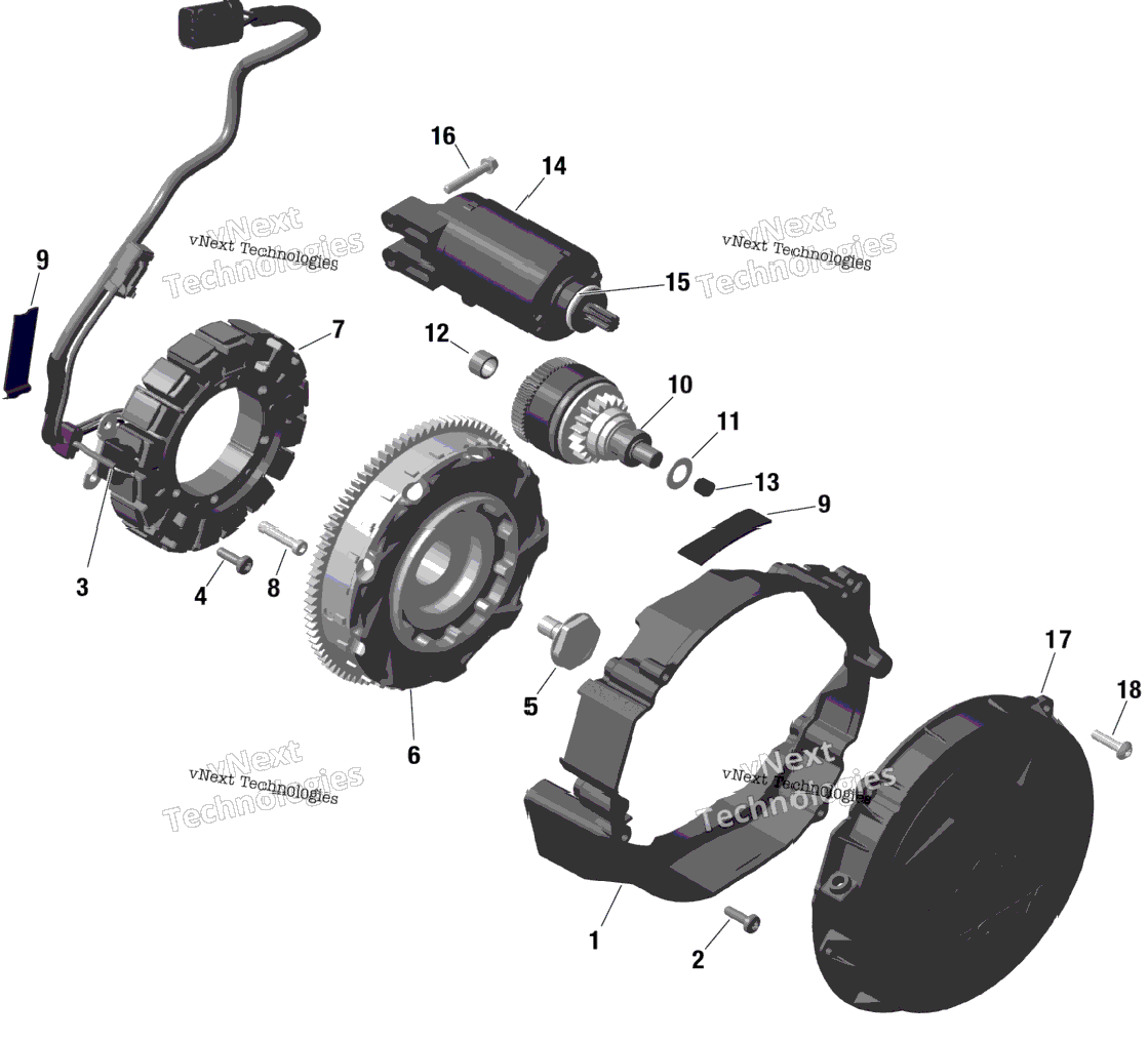 Rotax - Magneto And Electric Starter