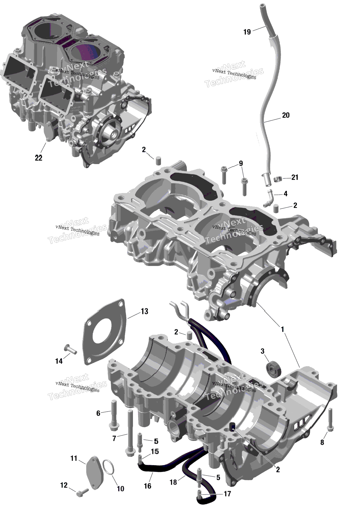 Rotax - Crankcase