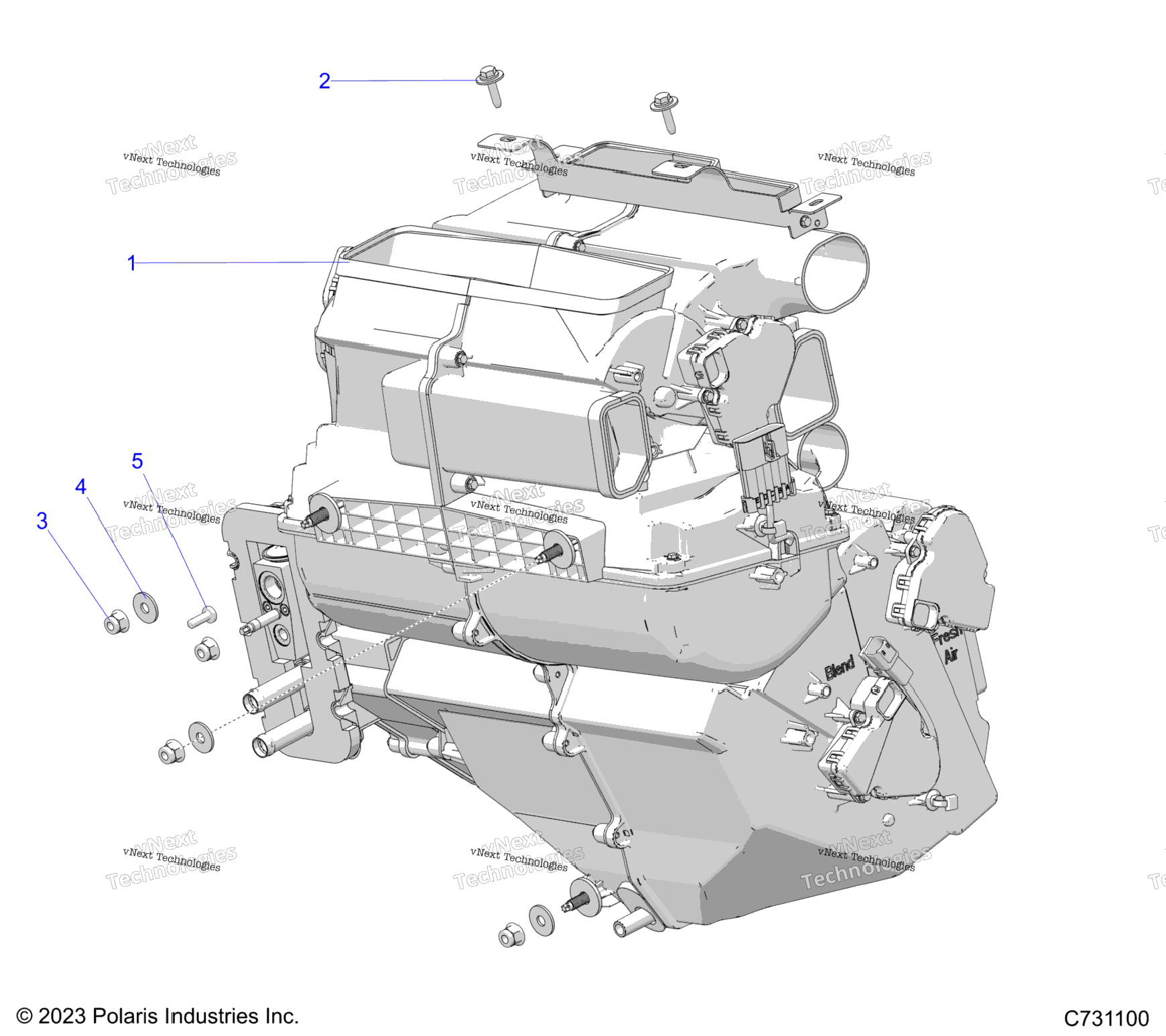 Body, Hvac Main Mouting