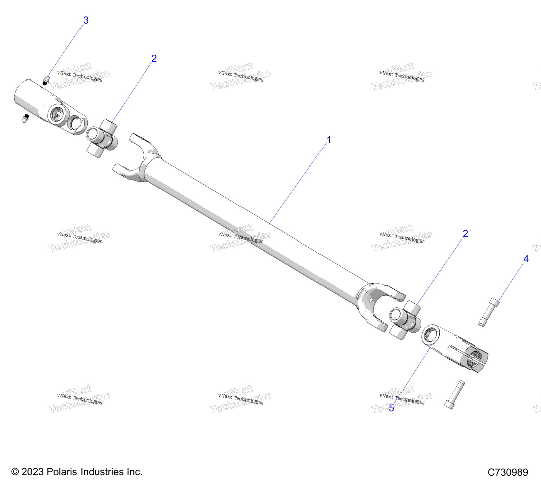 Drive Train, Front Prop Shaft