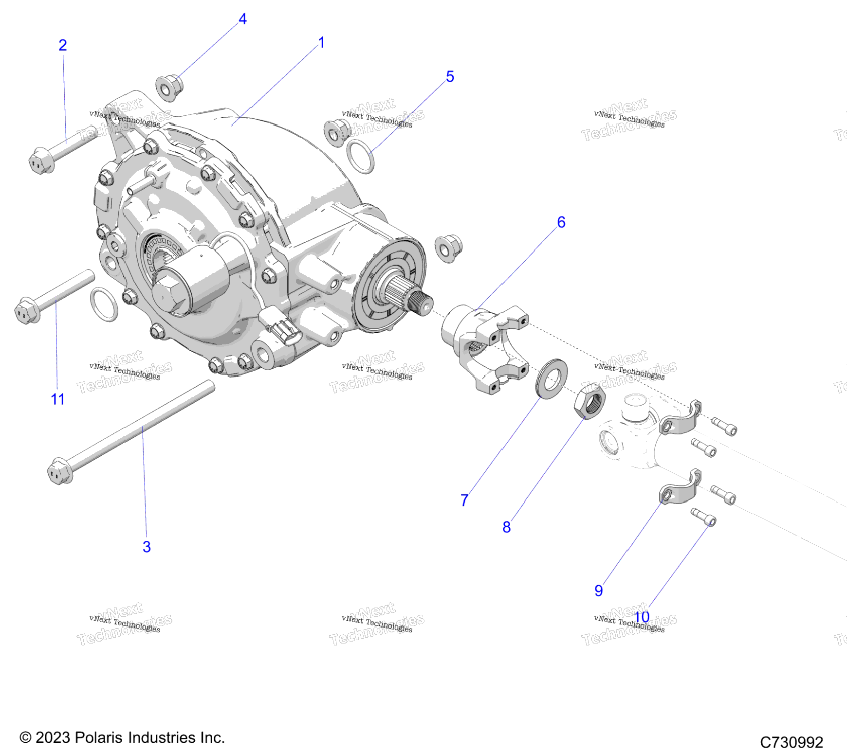 Drive Train, Rear Gearcase Mounting