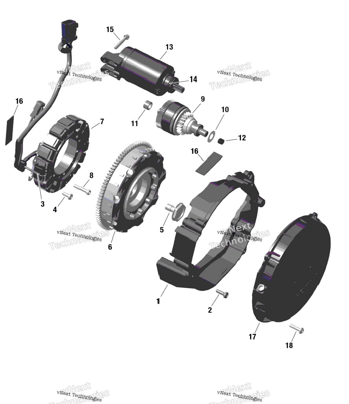 Rotax - Magneto And Electric Starter