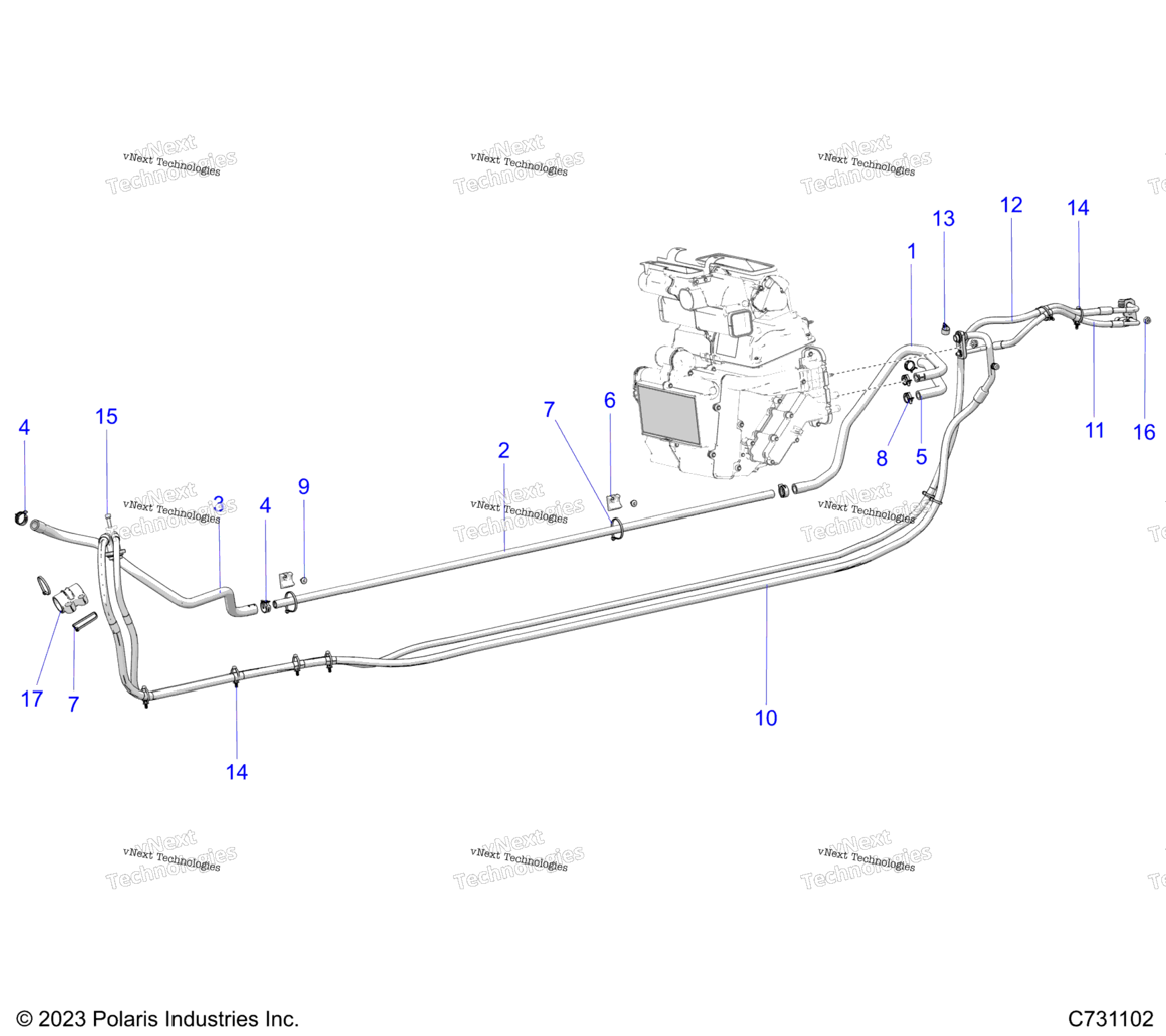 Body, Hvac Hoses