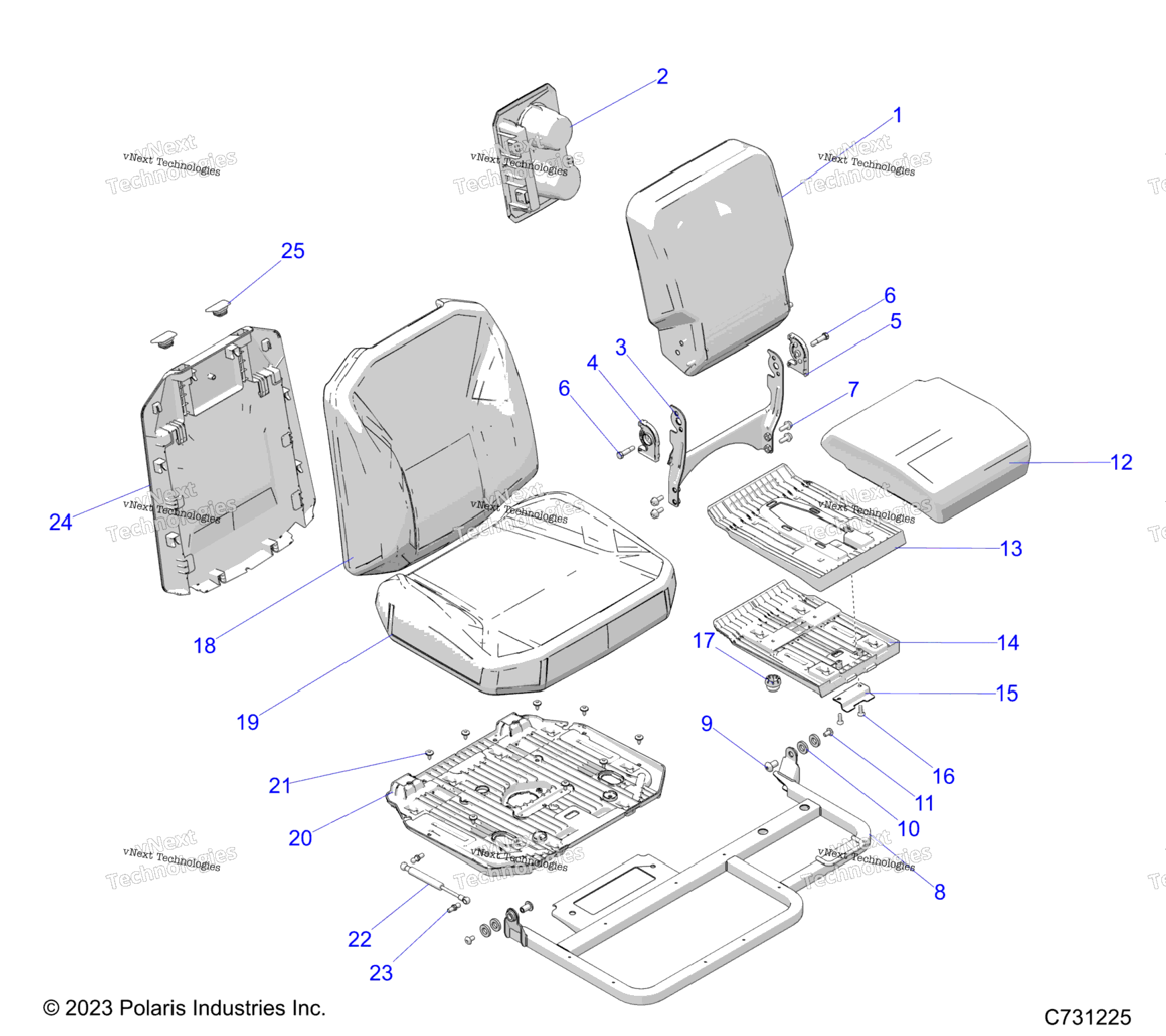 Body, Seat Asm., Passenger