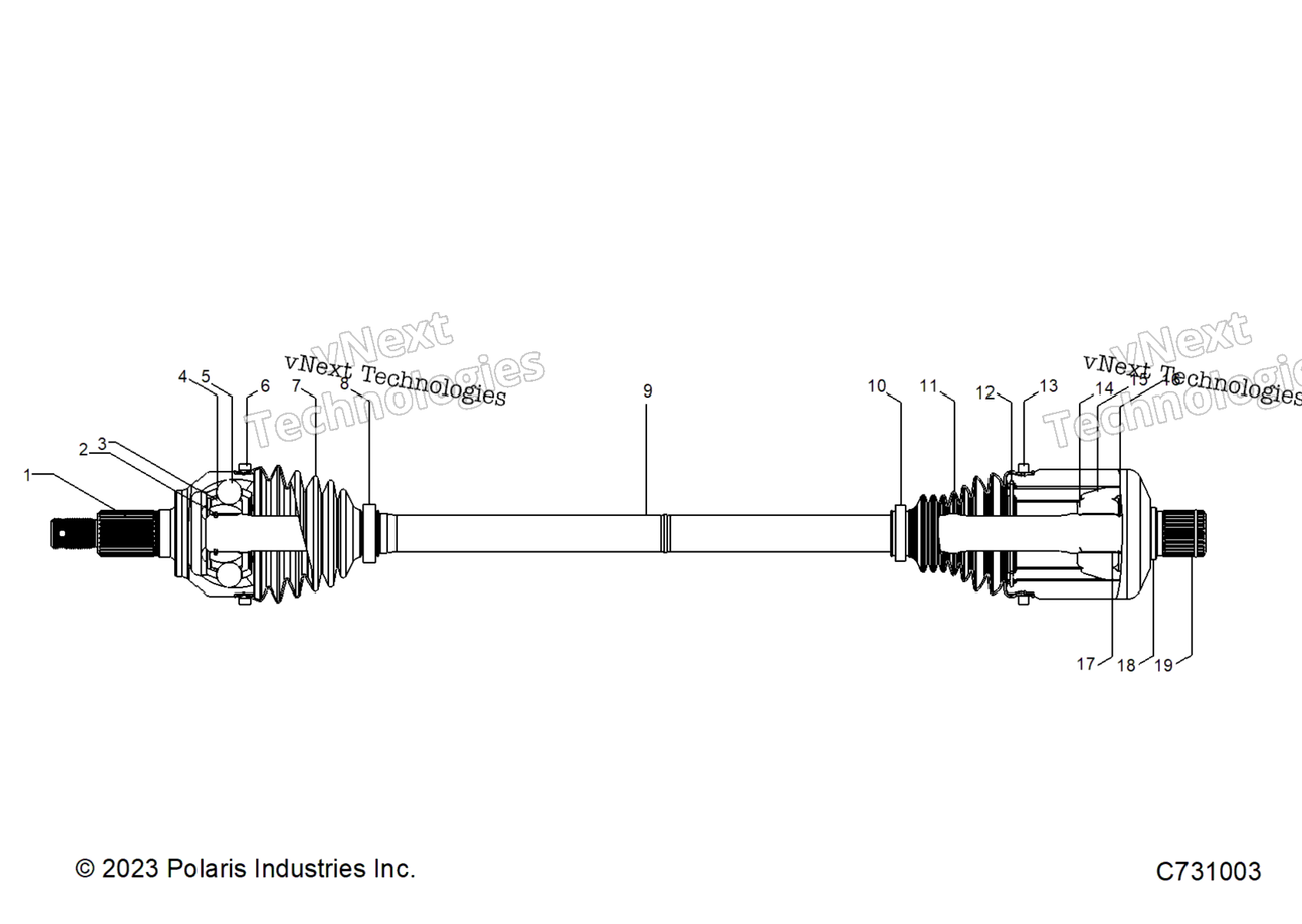 Drive Train, Front Halfshaft