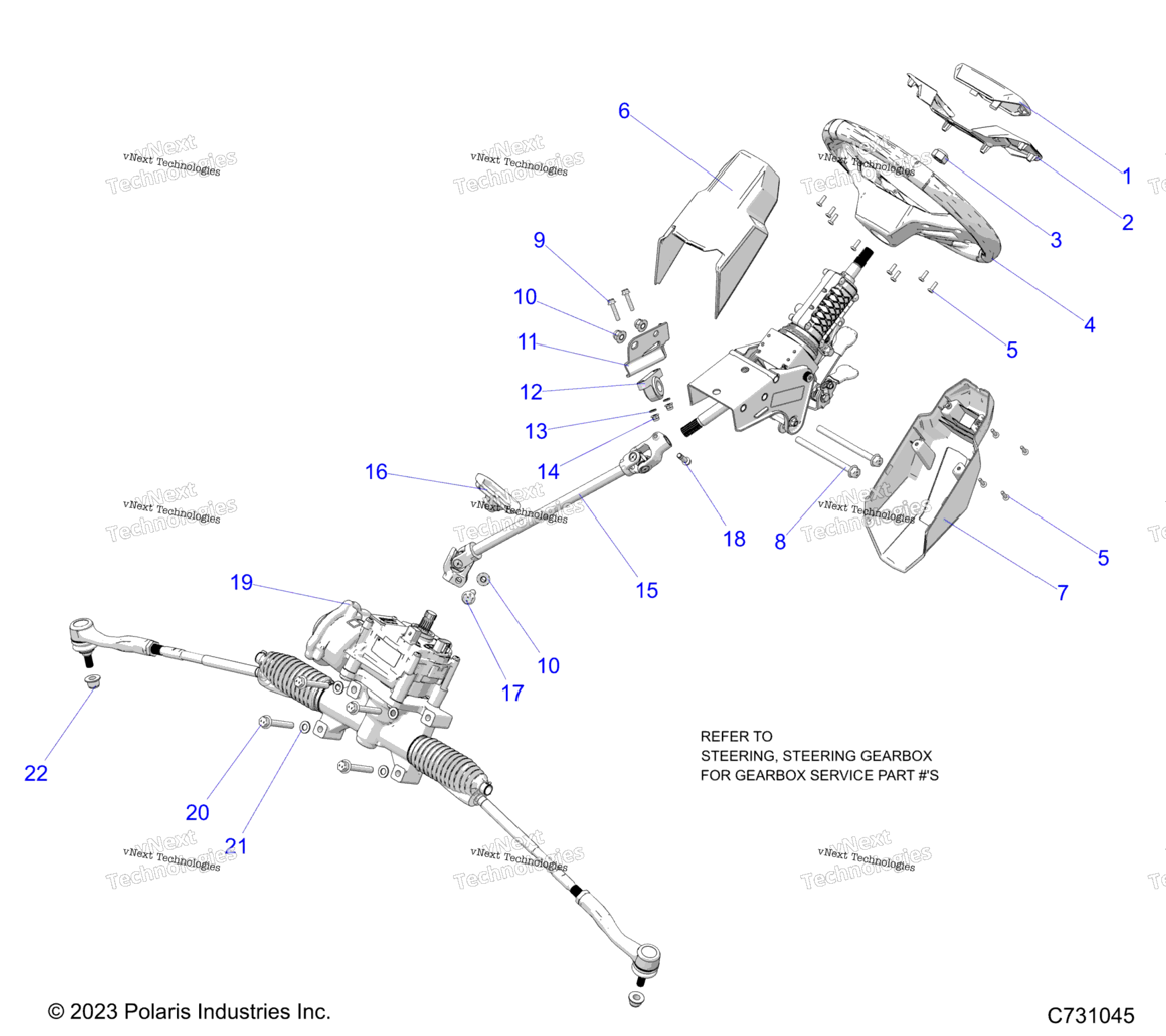 Steering, Steering Asm