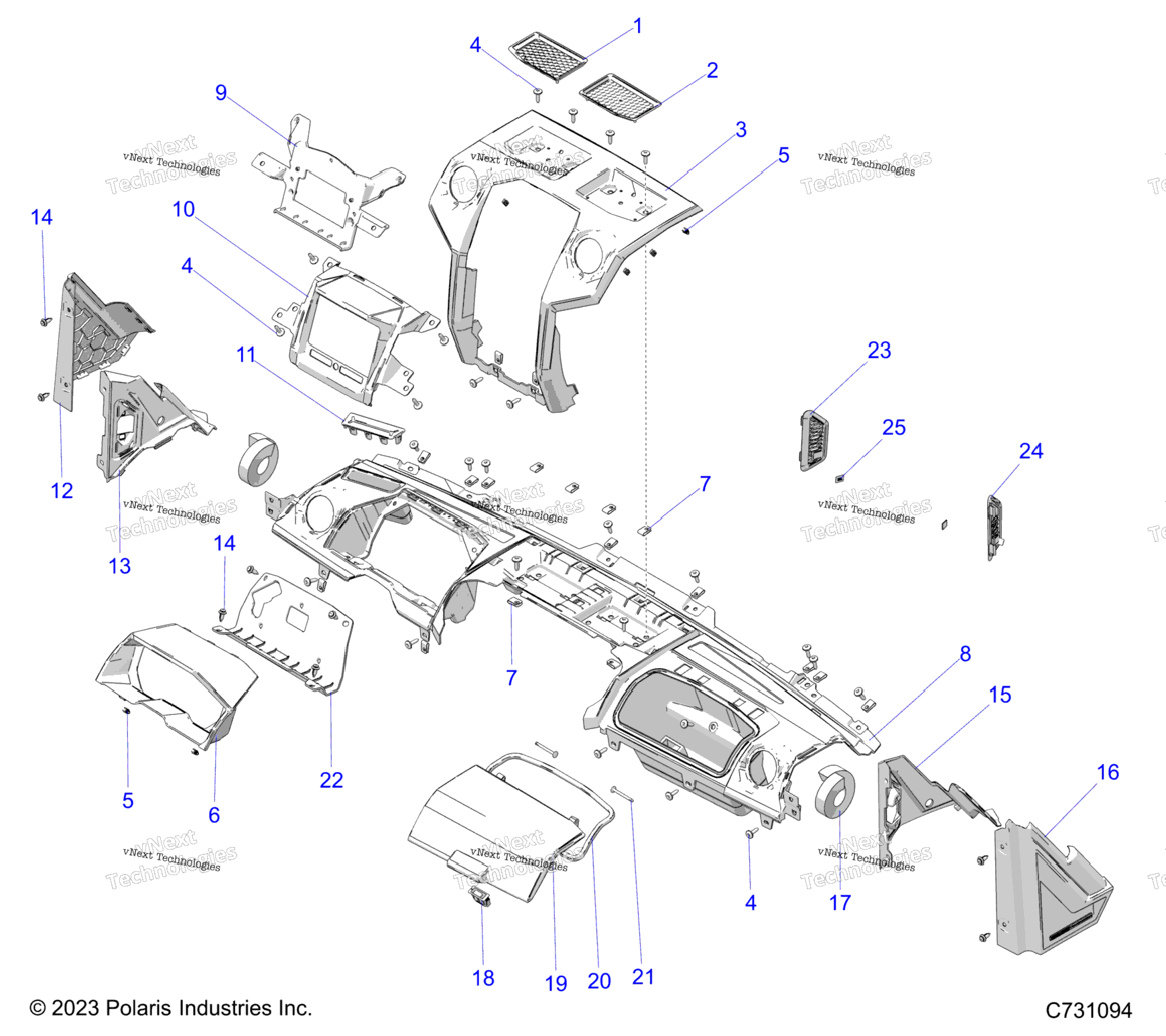 Body, Dash, Upper And Apillers