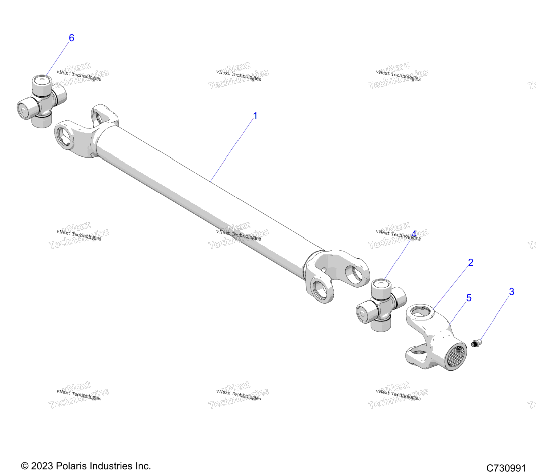 Drive Train, Rear Prop Shaft