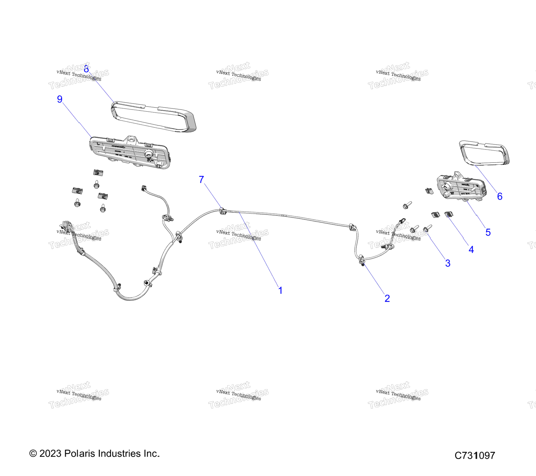 Electrical, Wire Harness Auxiliary