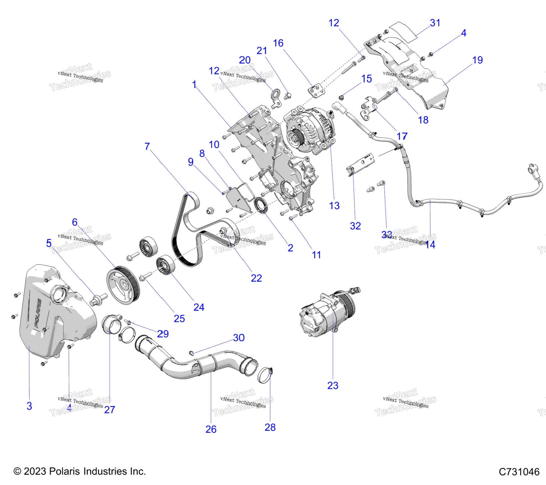 Engine, Alternator