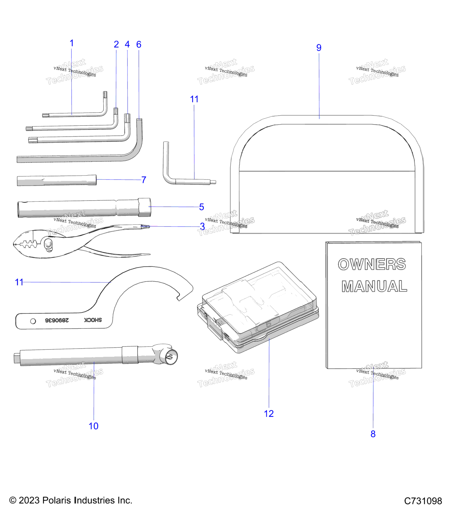 Reference, Owners Manual And Tool Kit