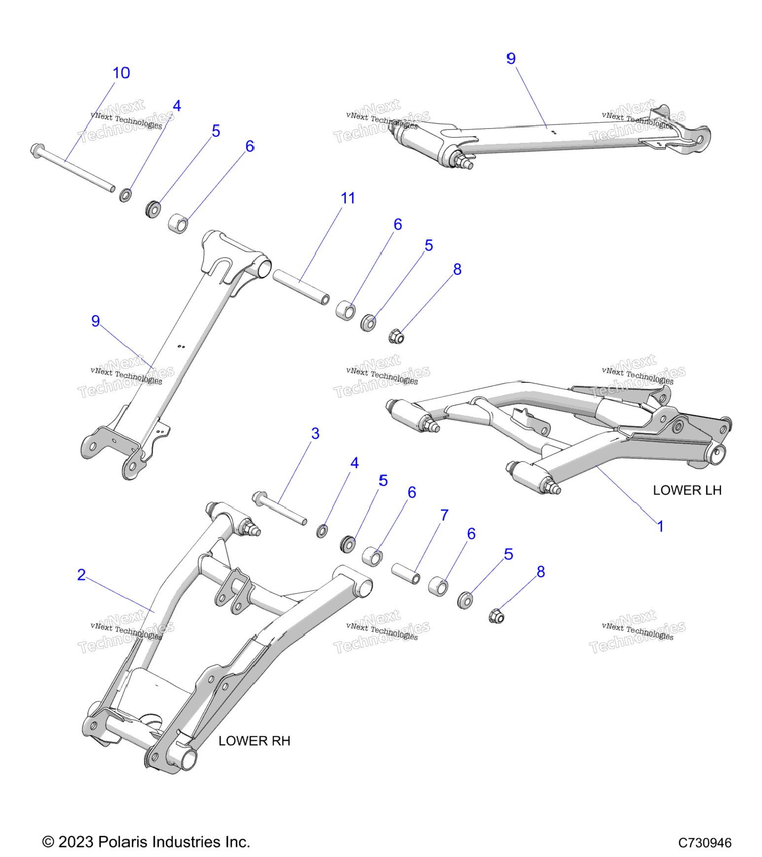 Suspension, Rear Control Arms