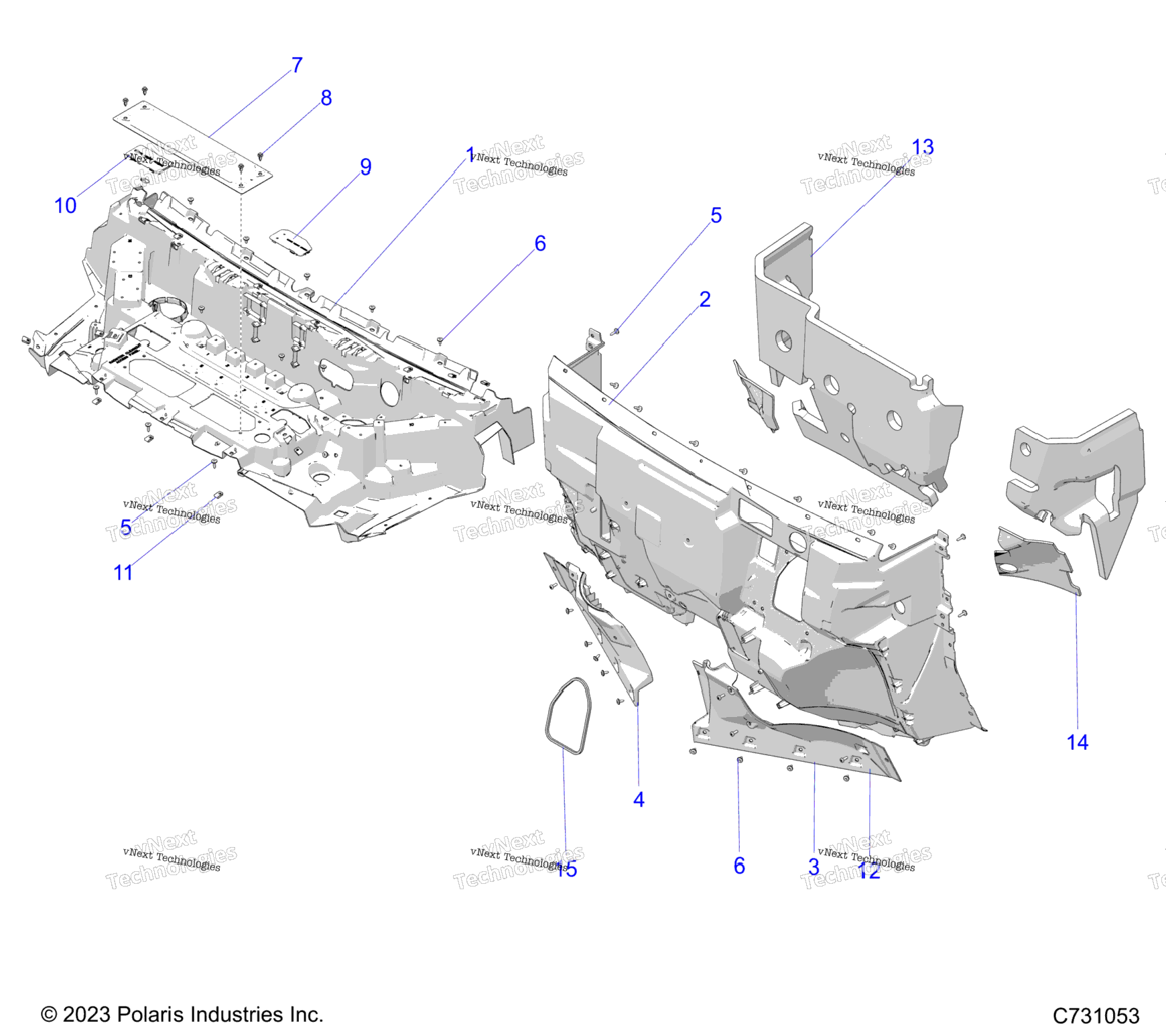 Body, Hood Liner And Front Closeoff