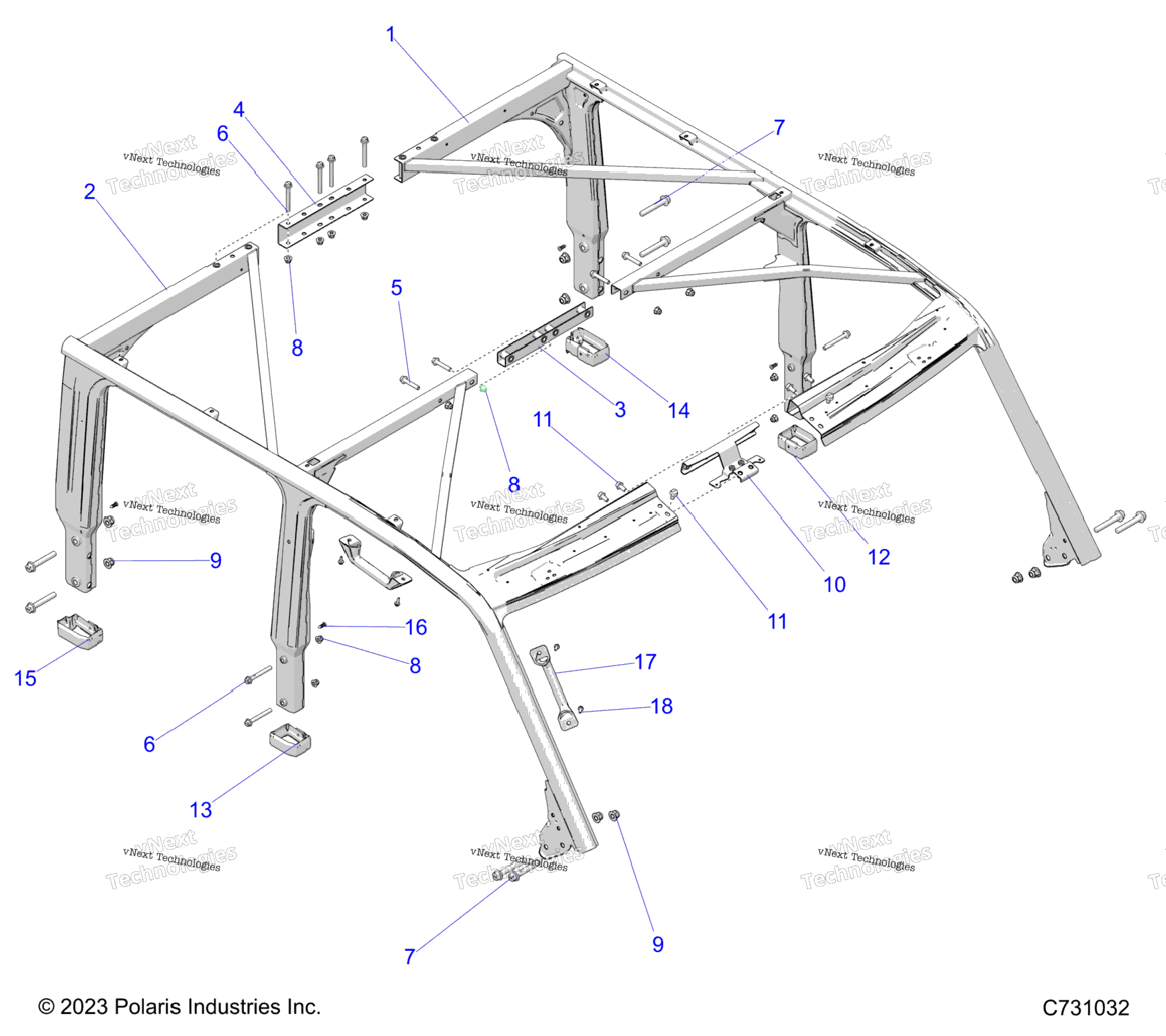 Chassis, Cab Frame