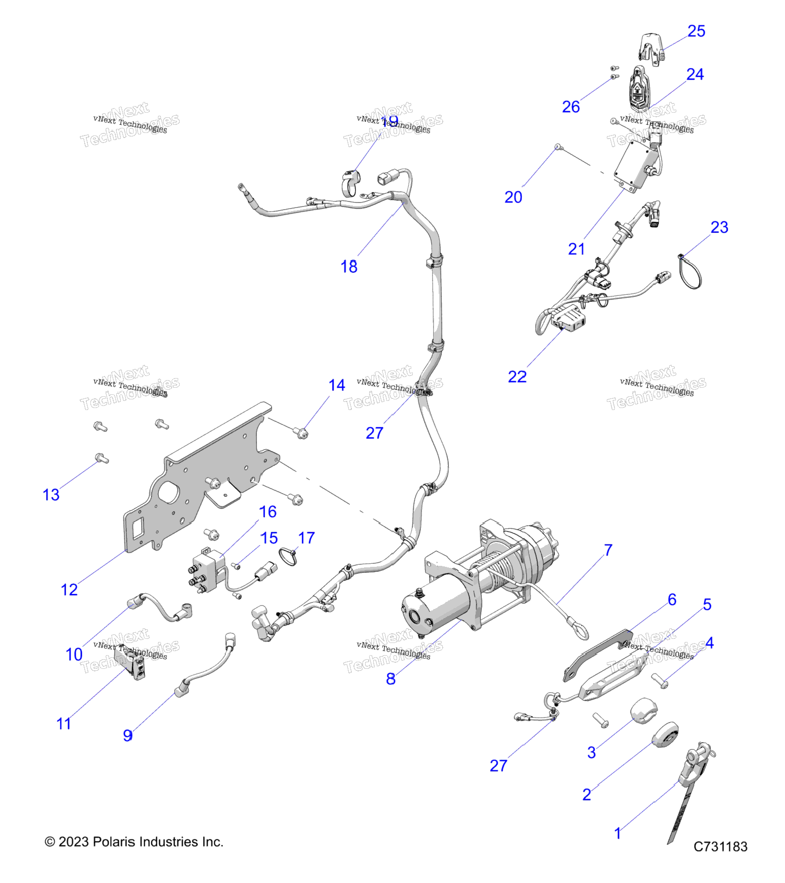 Chassis, Winch