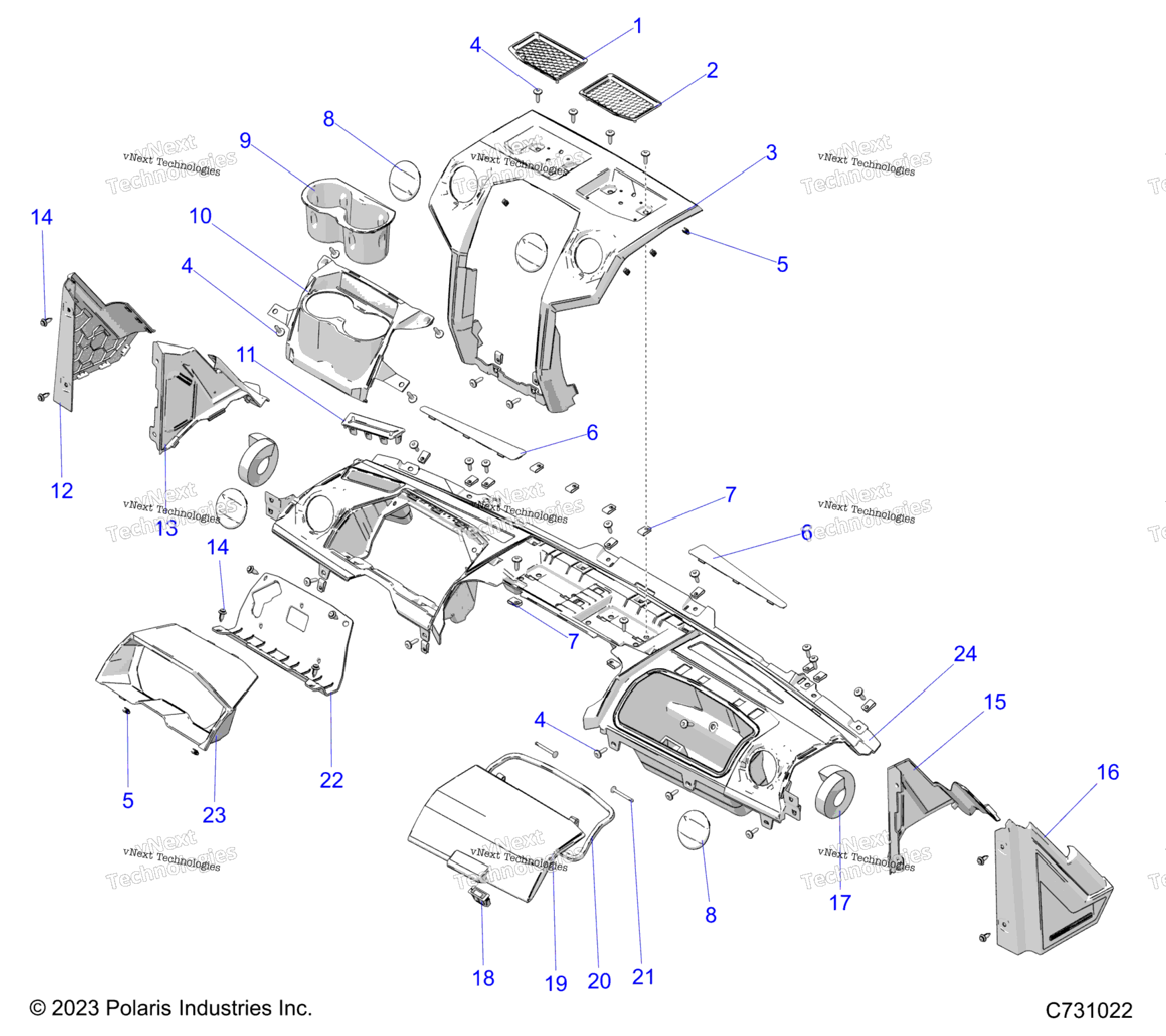 Body, Dash, Upper And Apillers